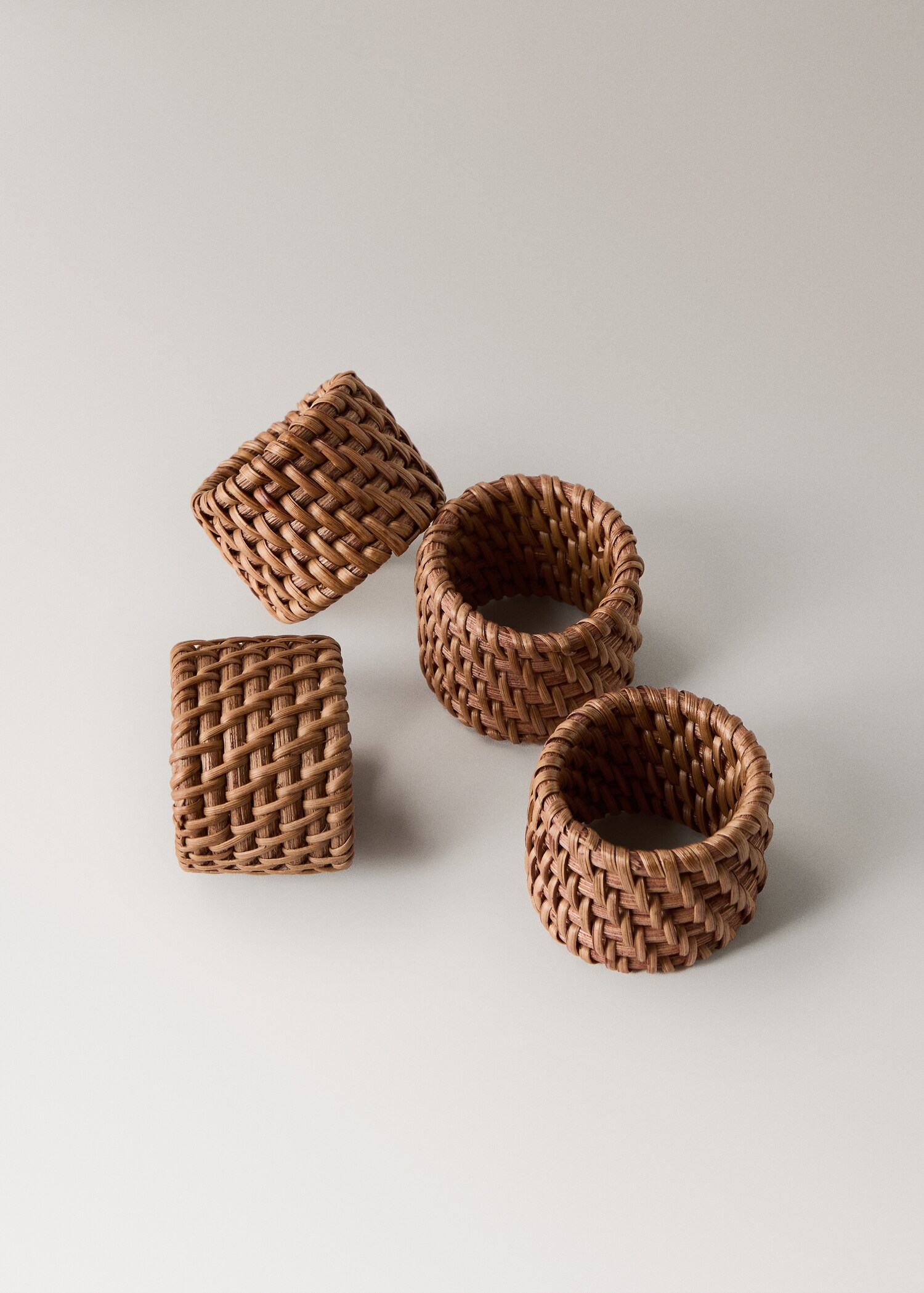 Rattan pack 4 napkin holders - Details of the article 1
