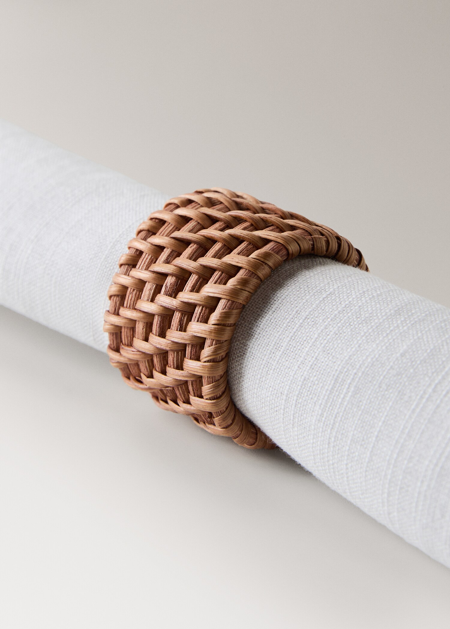 Rattan pack 4 napkin holders - Details of the article 2
