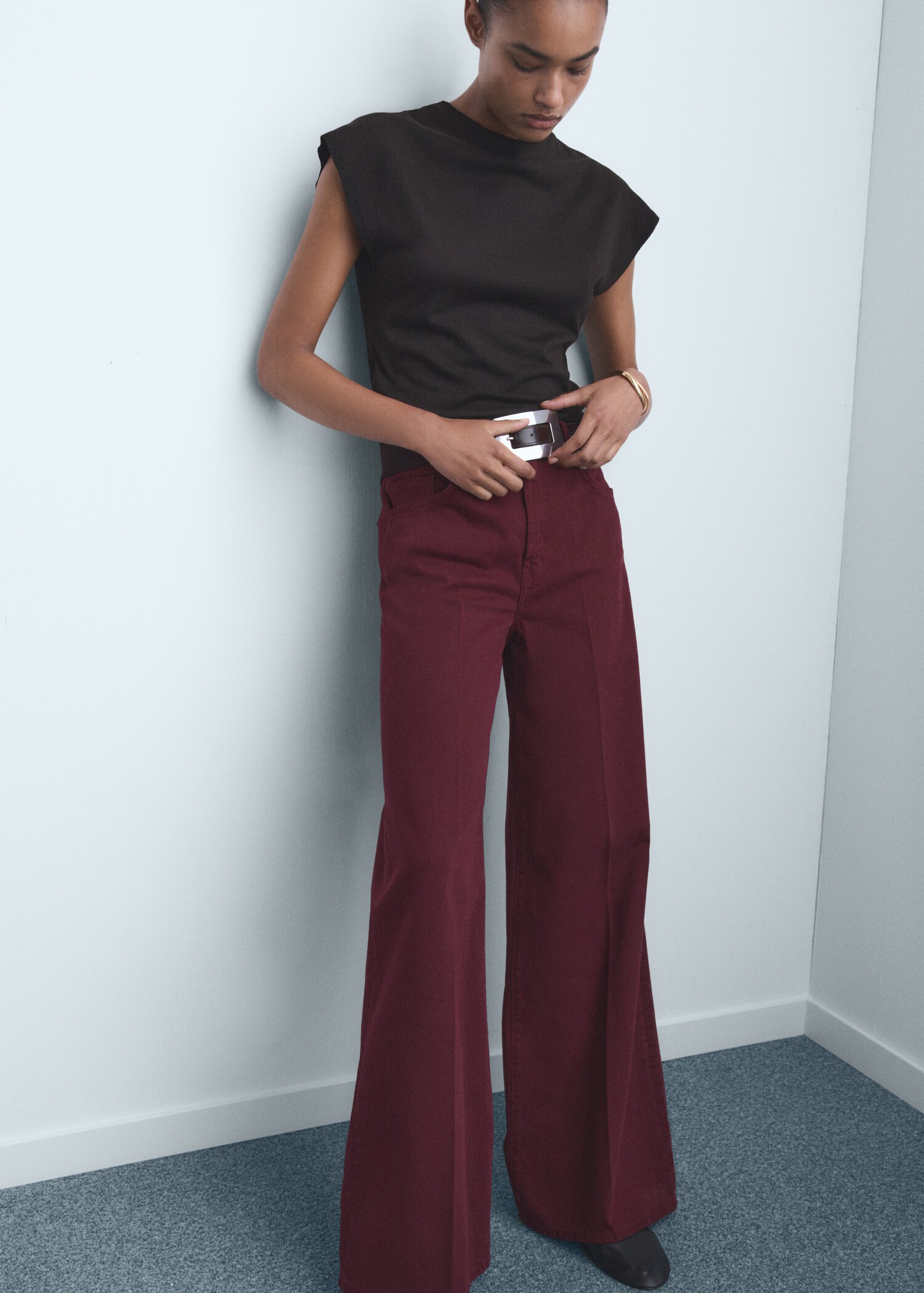 Jean wide leg taille haute - Détail de l'article 1