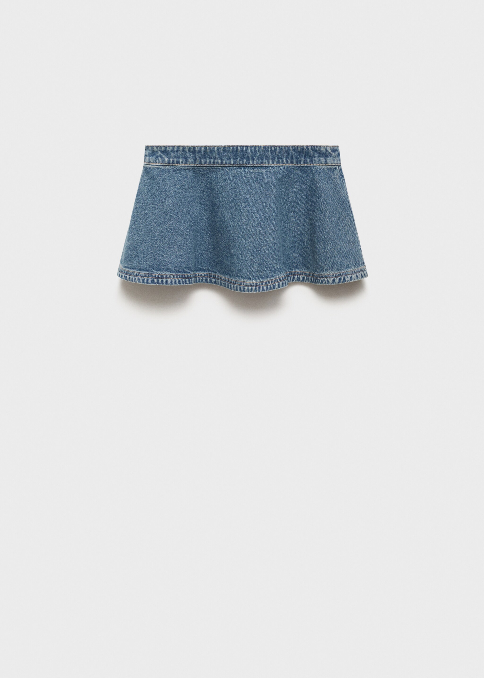Denim miniskirt - Article without model, Medium Blue. Ref: 17054788-00.