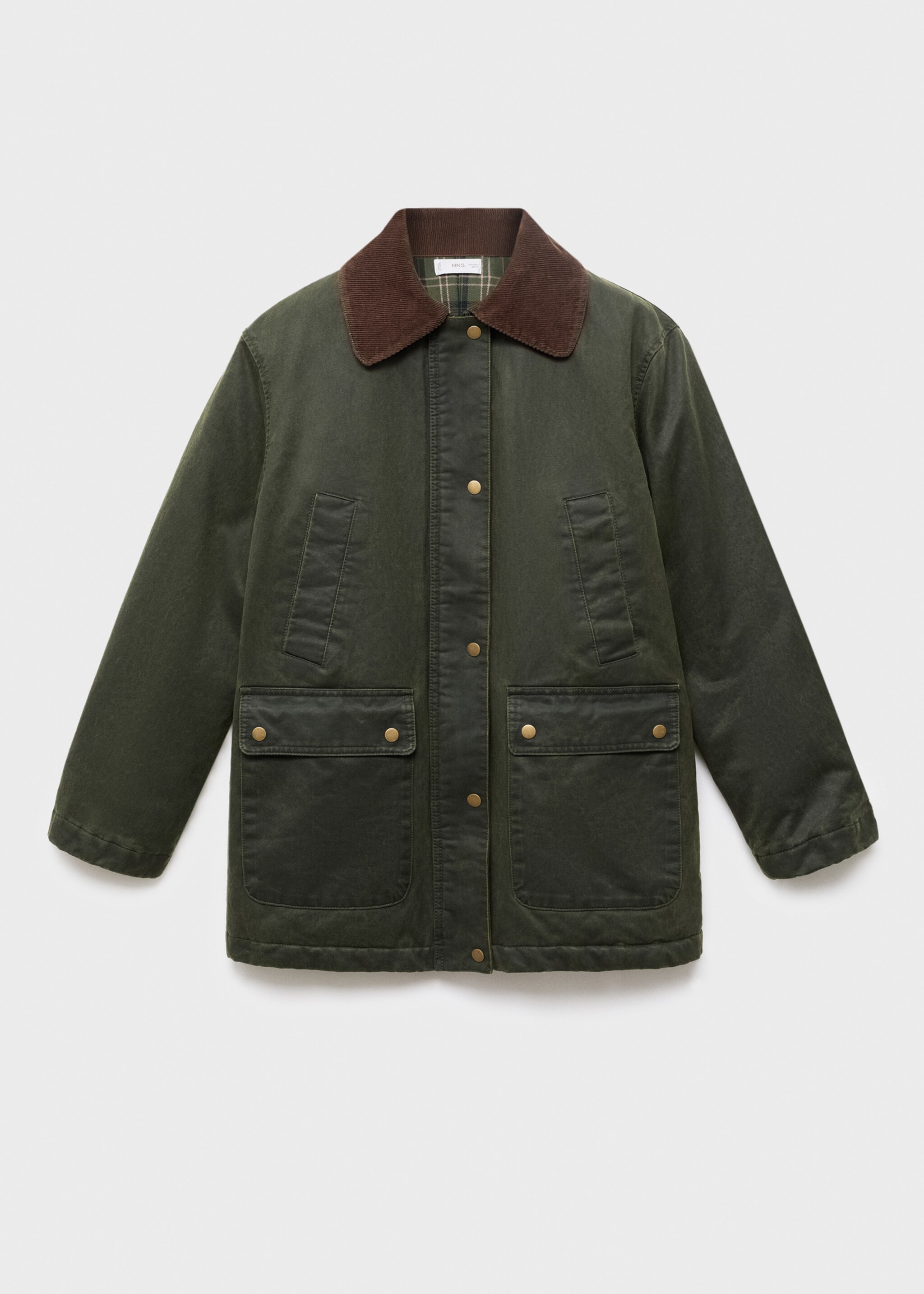 Parka efecto encerado - Artículo sin modelo, Verde. Ref: 17055140-00.
