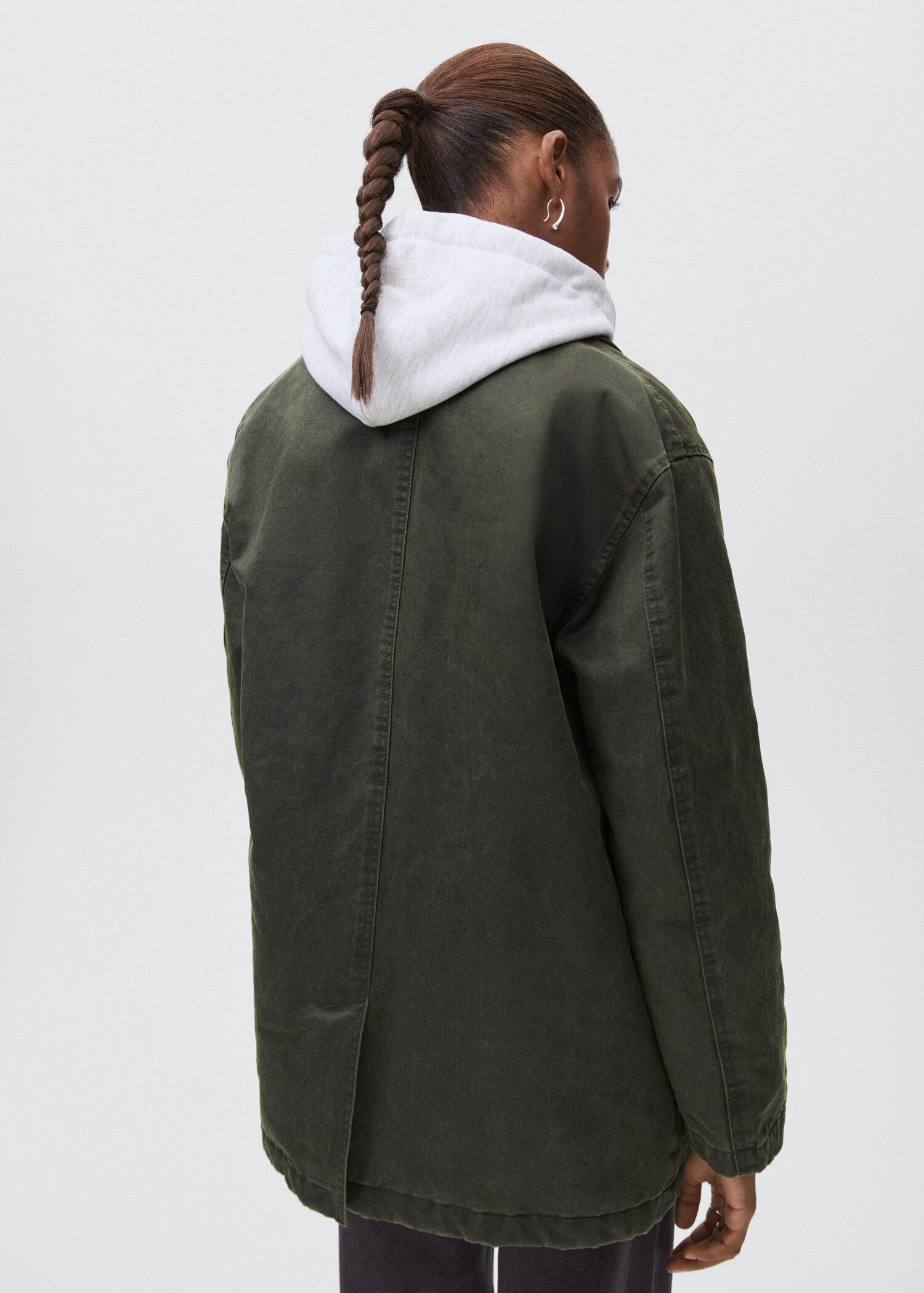 Parka efecto encerado - Reverso del artículo