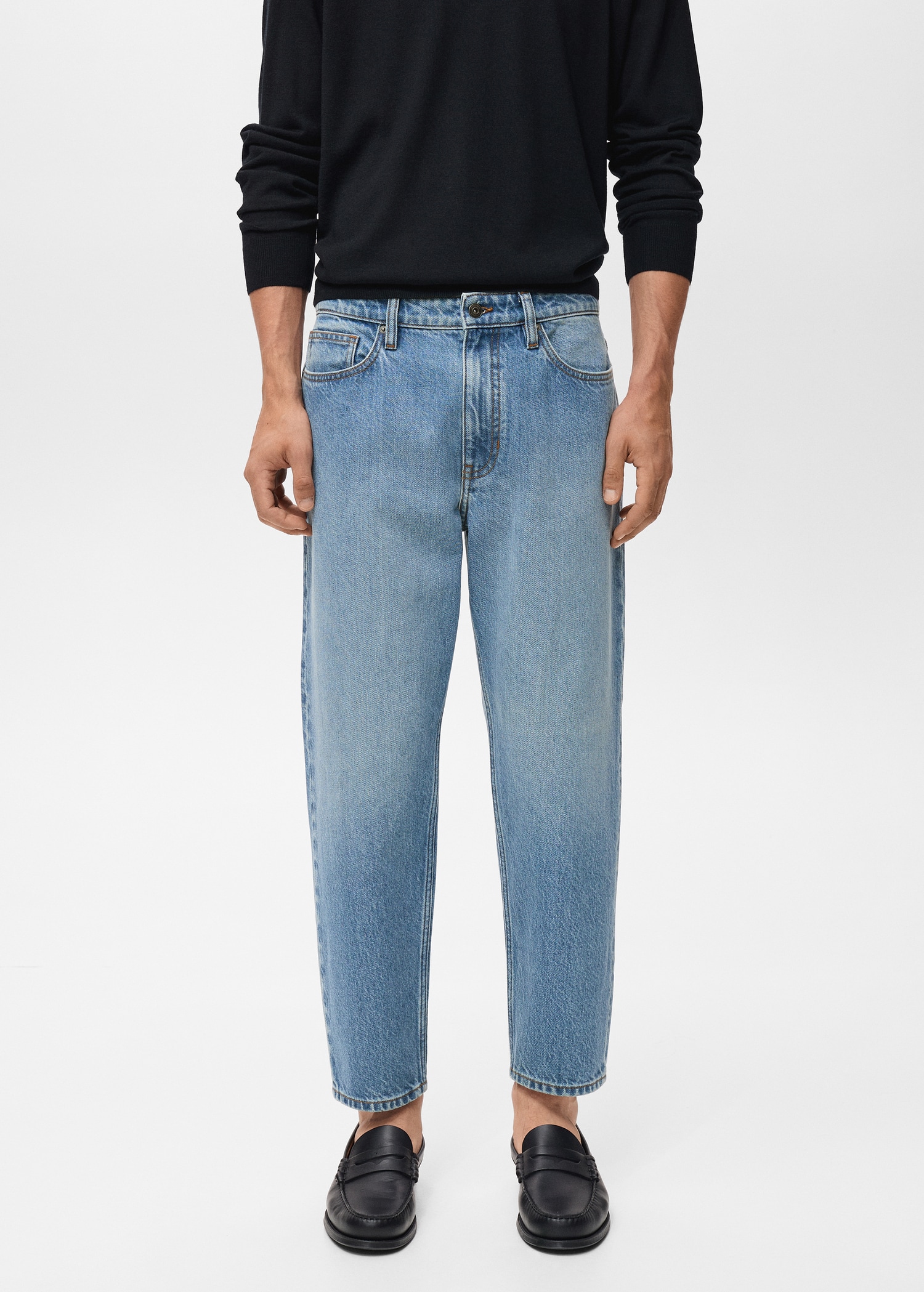 Sammy cropped carrot-fit jeans - Main Image