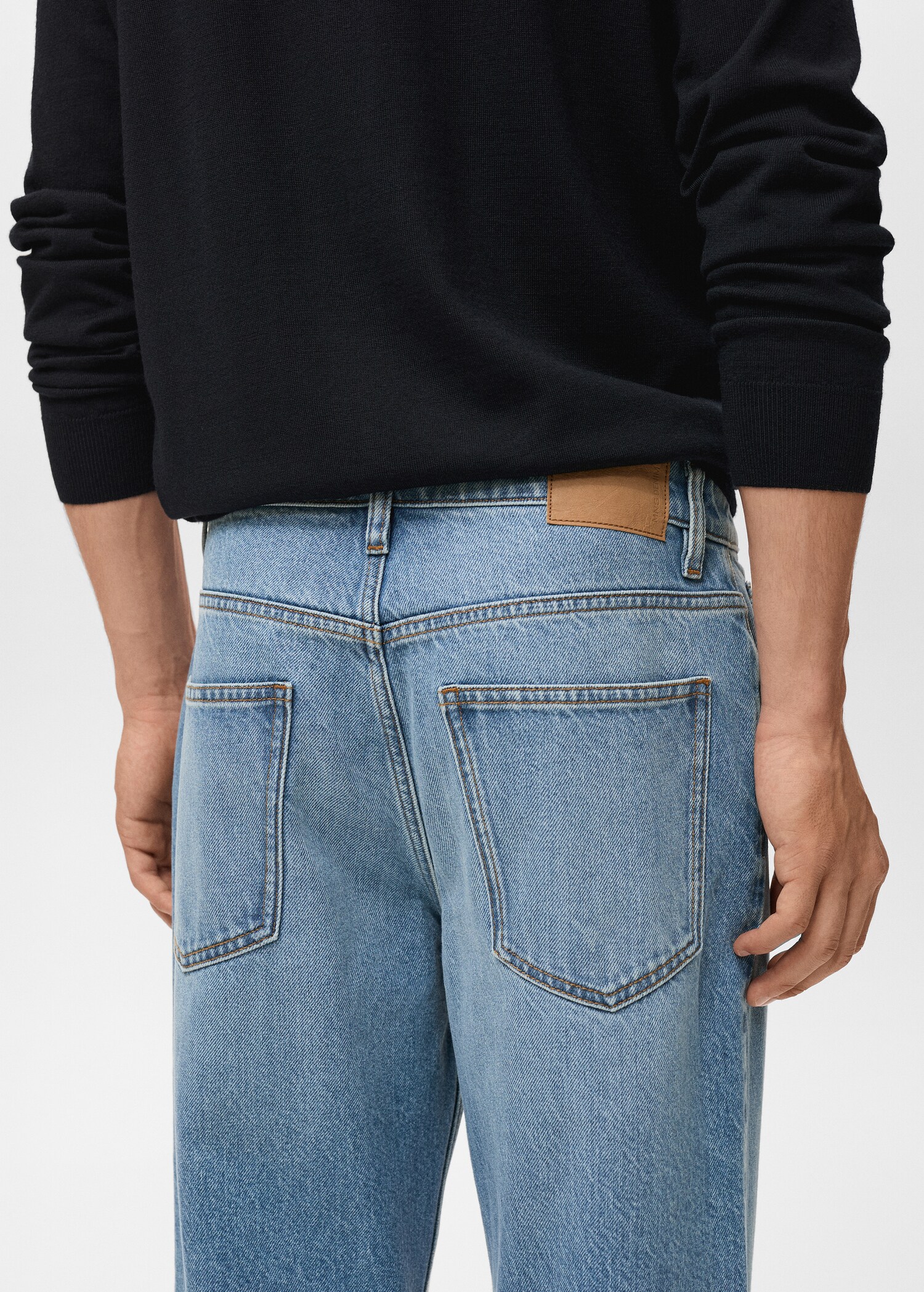 Укороченные джинсы carrot fit - Деталь изделия 6