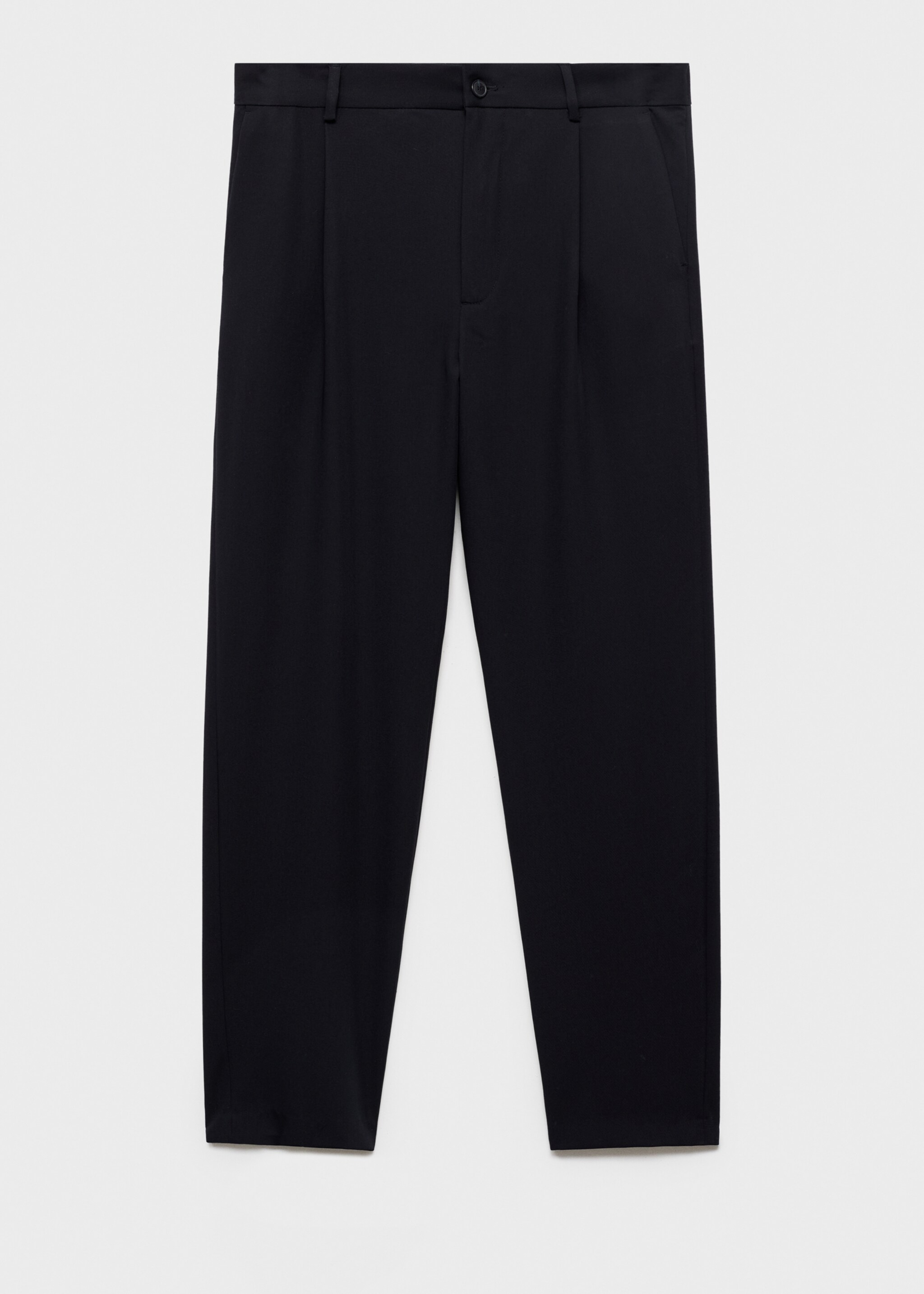 Fluid straight-leg pants - Article without model, Dark Navy. Ref: 17055146-00.