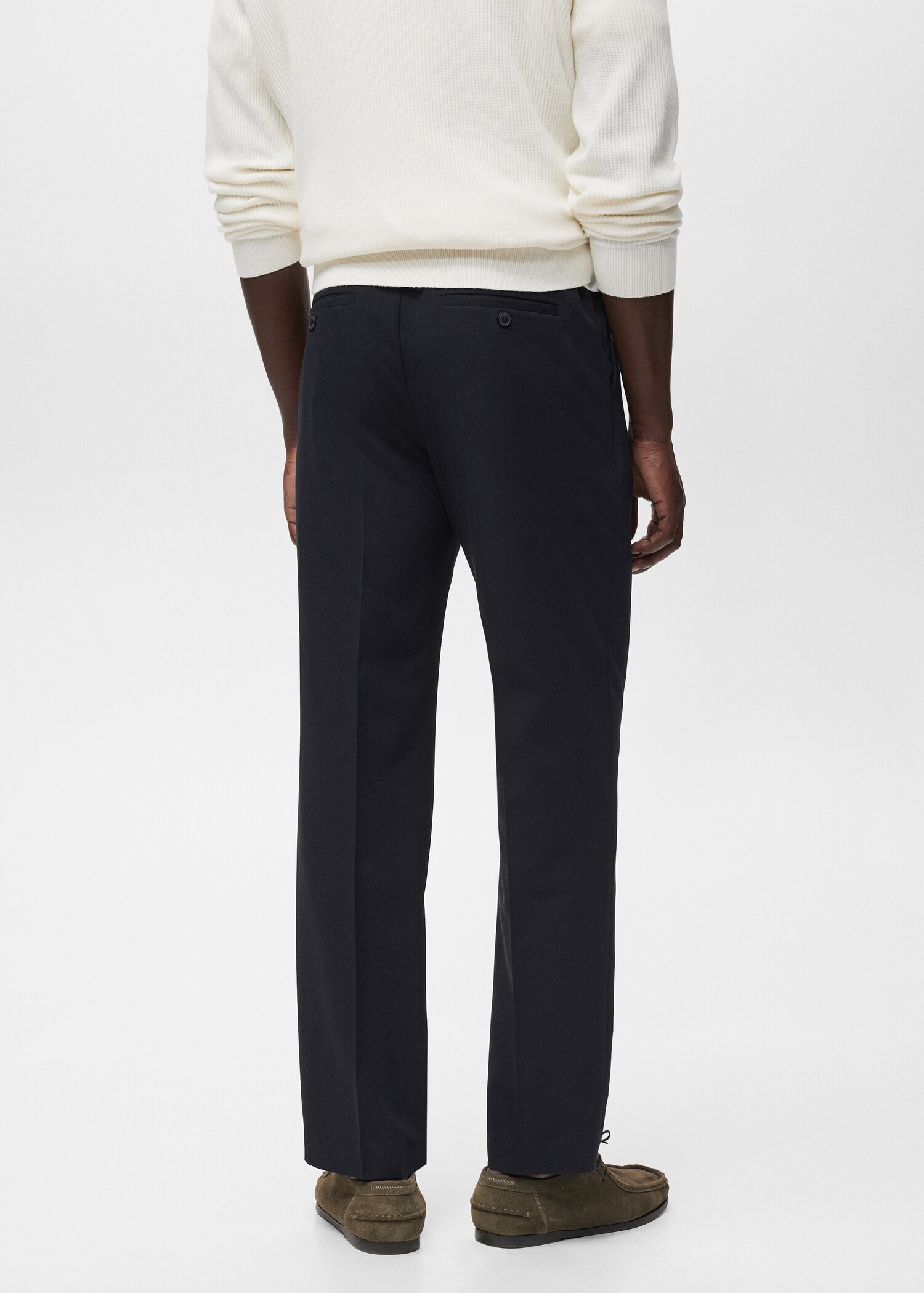 Fluid straight-leg pants - Зворотна сторона товару