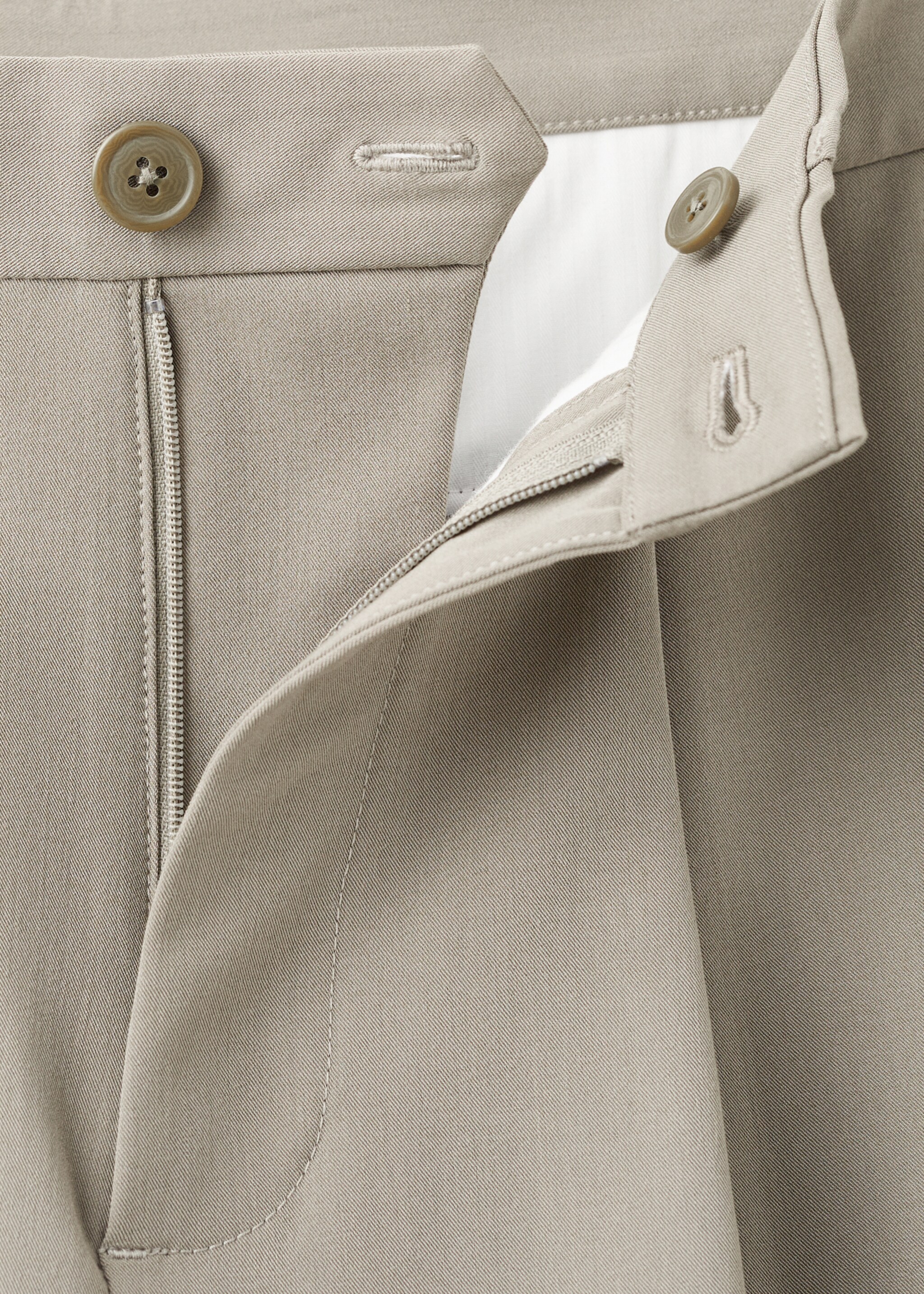 Pantalon light - Détail de l'article 8, Gris vison. Ref: 17055146-00.