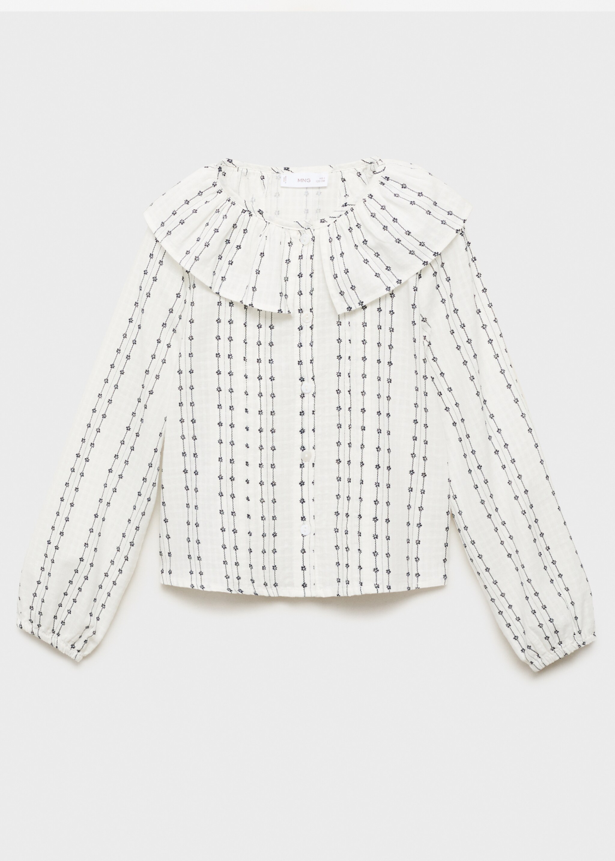 Babydoll collar blouse - Article without model, Ecru. Ref: 17055151-00.