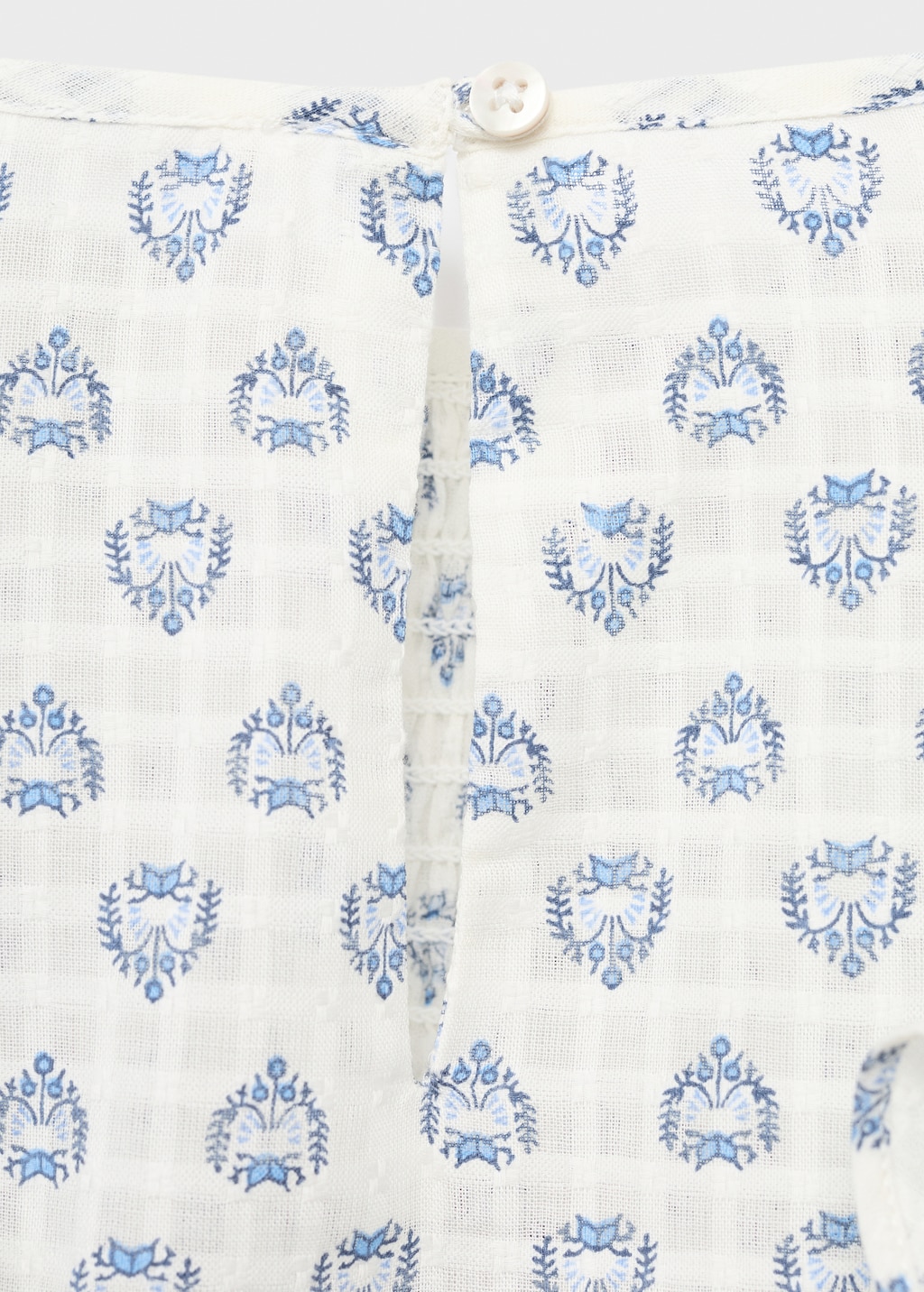 Ruffles printed blouse