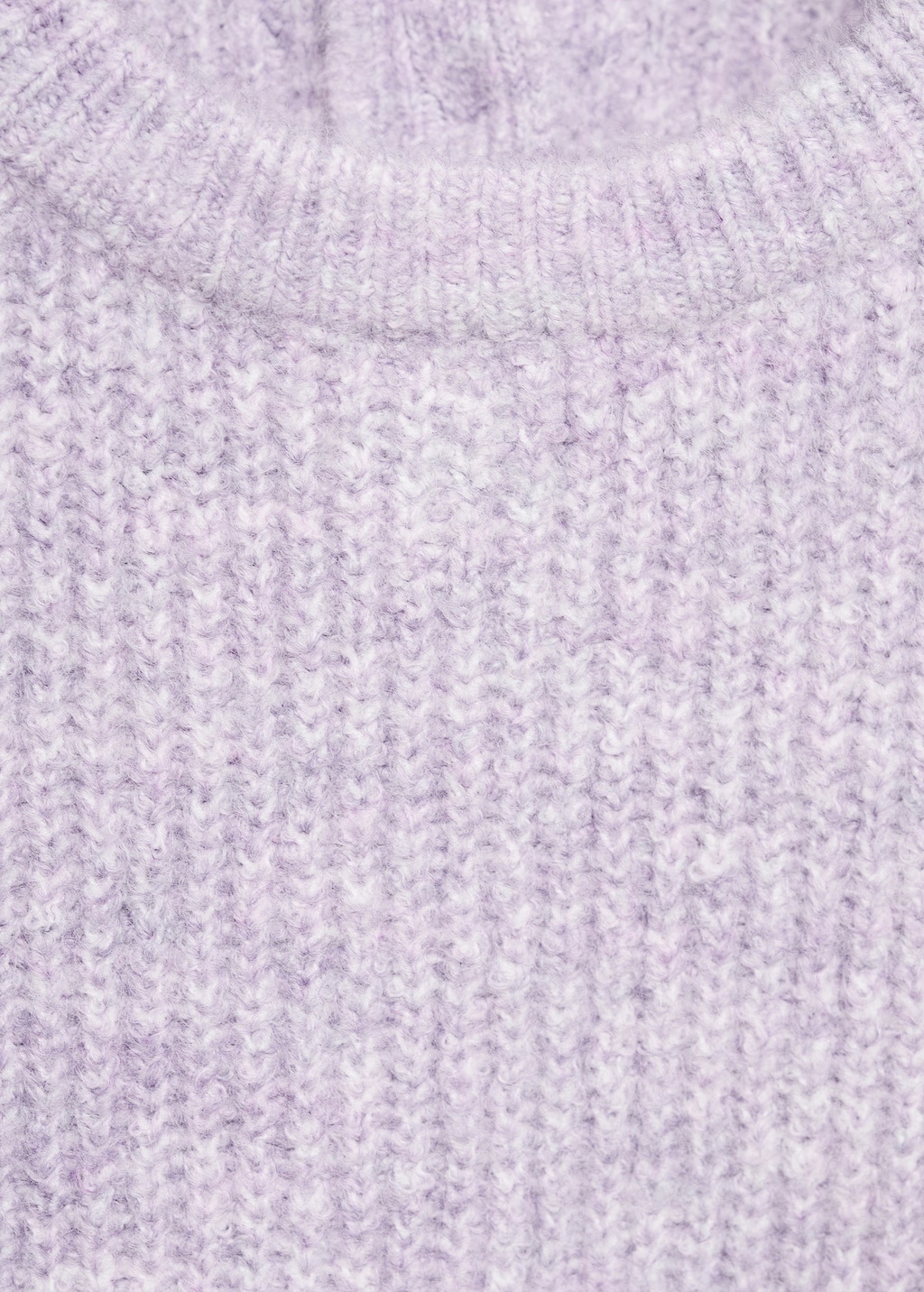 Knitted ribbed sweater