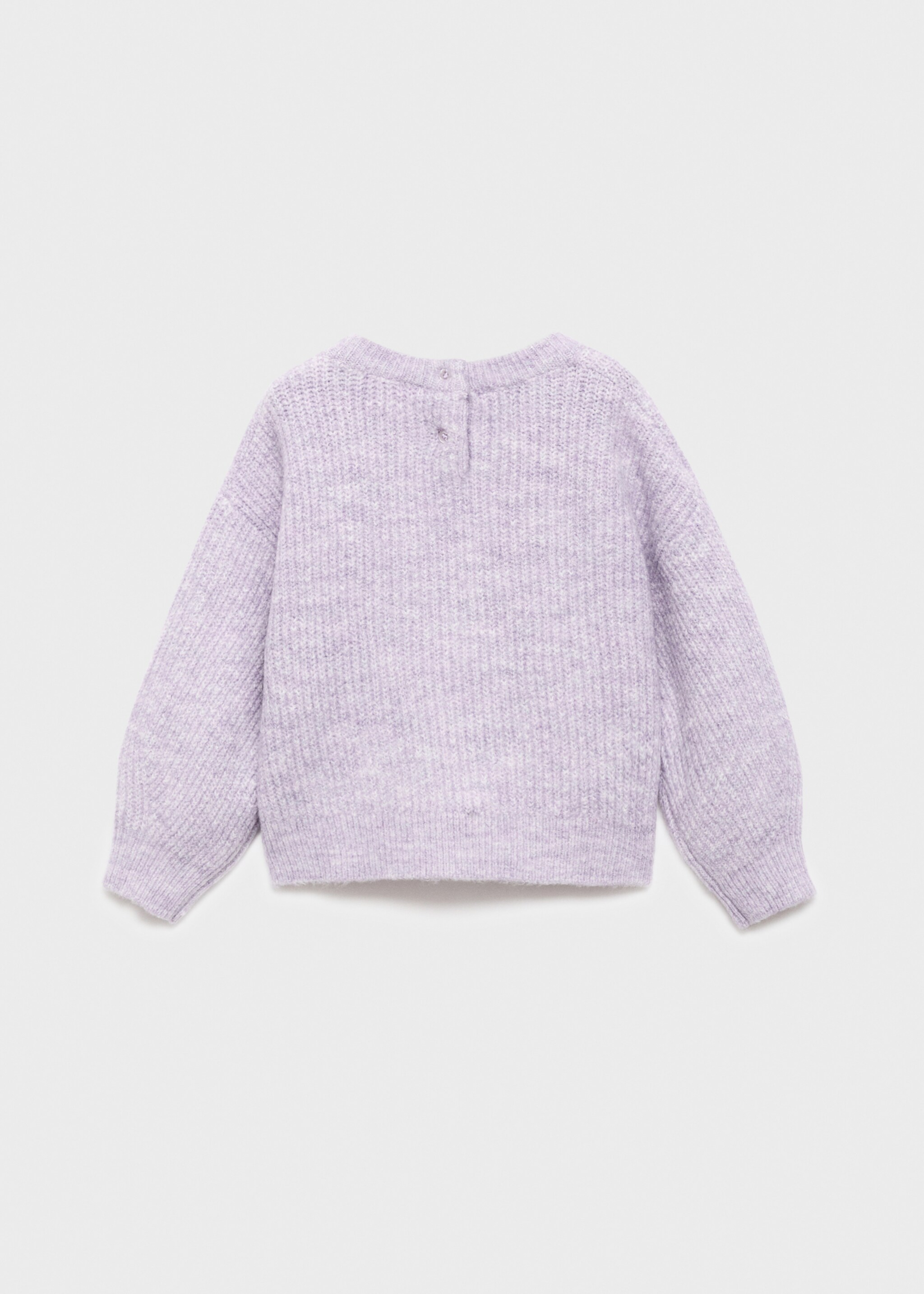 Sweater lilac - Reverse of the article, Lilac. Ref: 17055153-00.