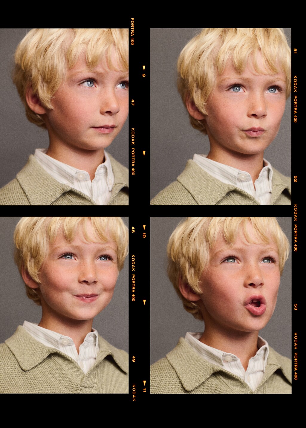 Knitted polo-neck sweater