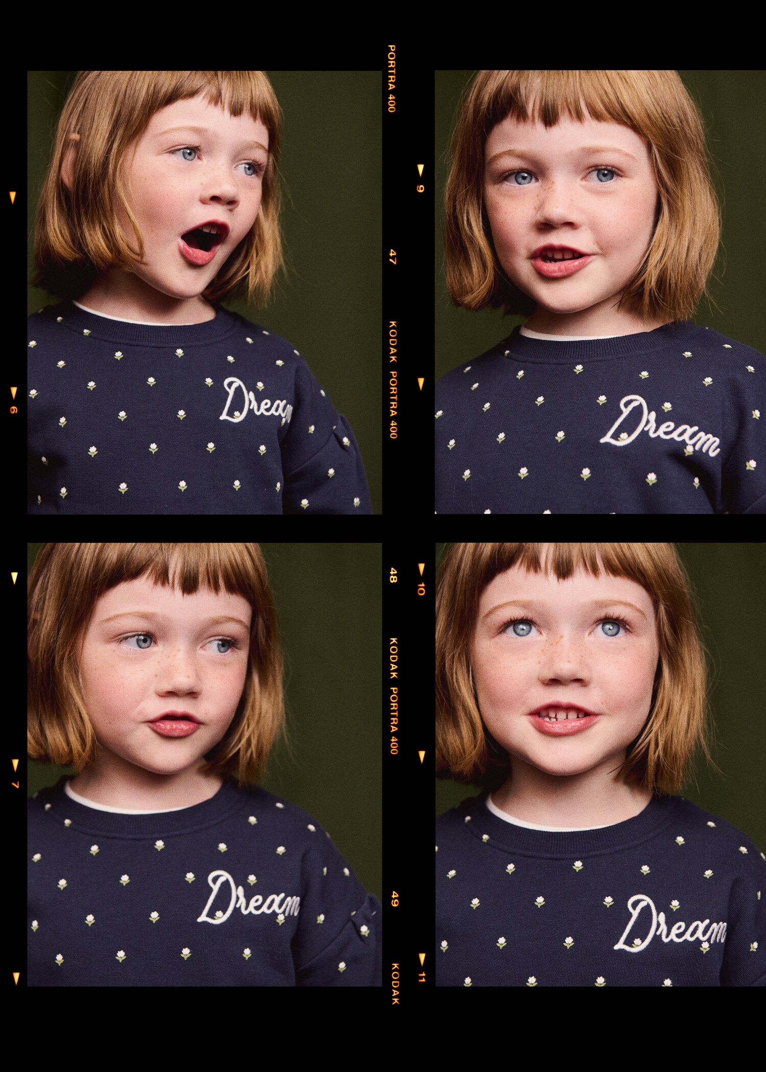 Embroidered sweatshirt with floral pattern - Details of the article 5