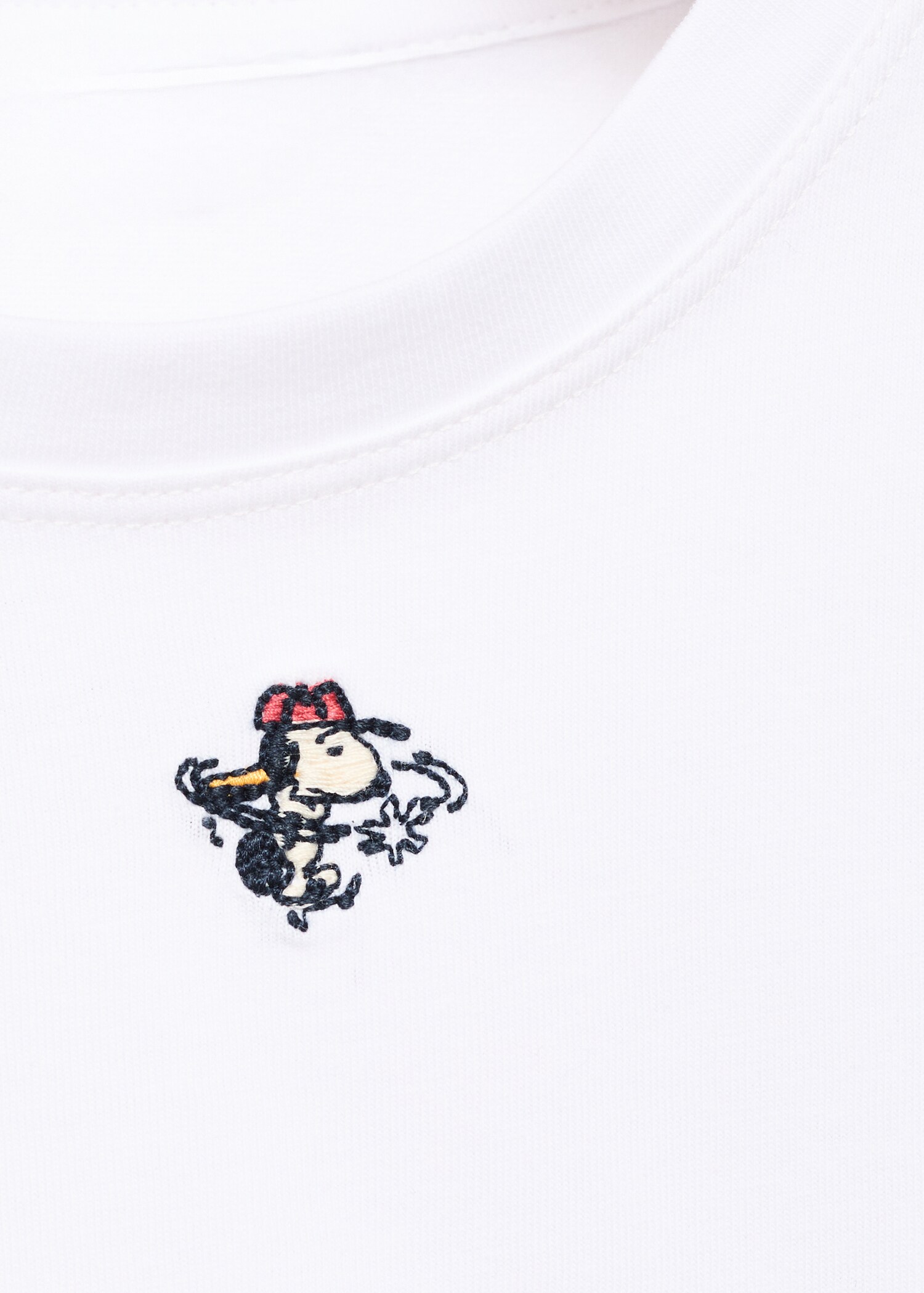 Snoopy embroidered T-shirt - Pormenor do artigo 8