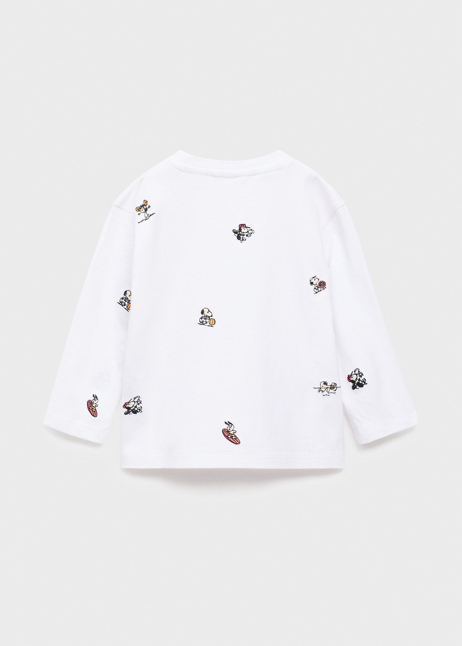 Snoopy embroidered t-shirt Kids MANGO USA