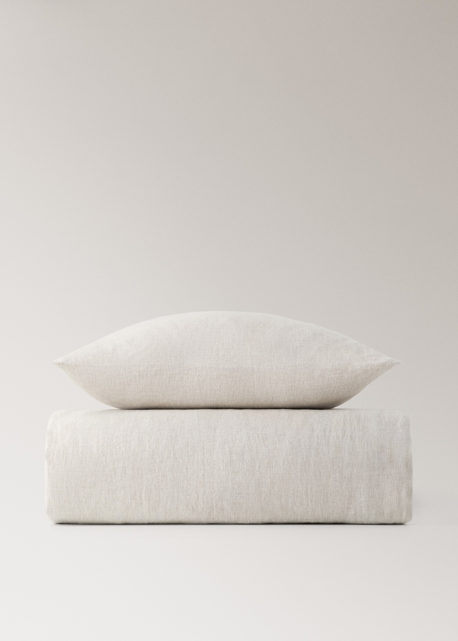 Washed linen children’s duvet cover with hemstitch for 90 cm bed - Article without model