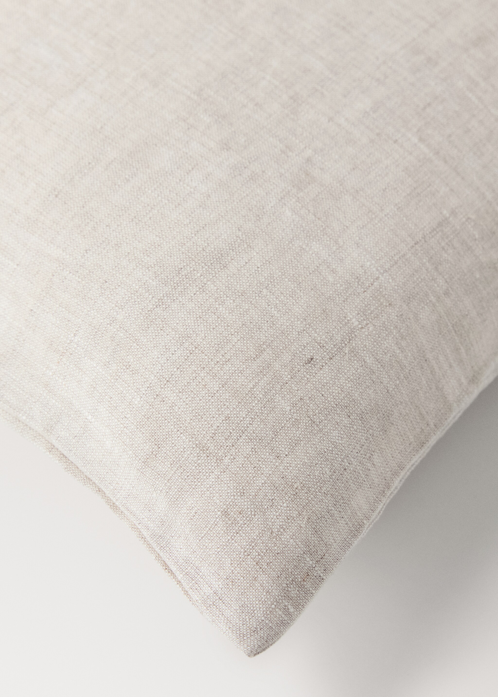 Housse de couette enfant lin lavé ajouré 90 cm - Détail de l'article 3, Beige. Ref: 17055165-00.