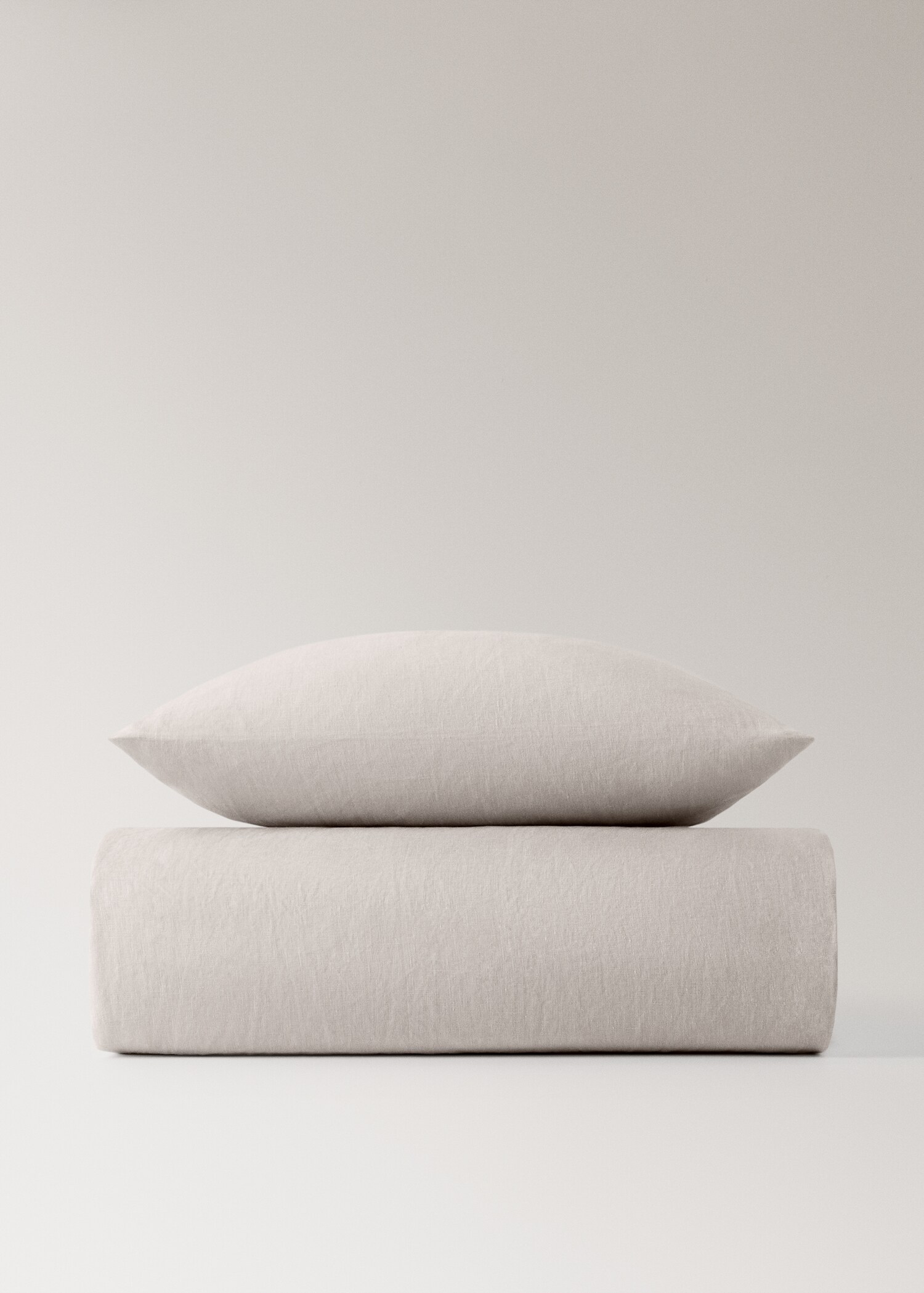 Washed linen children’s duvet cover with hemstitch for 90 cm bed - Article without model