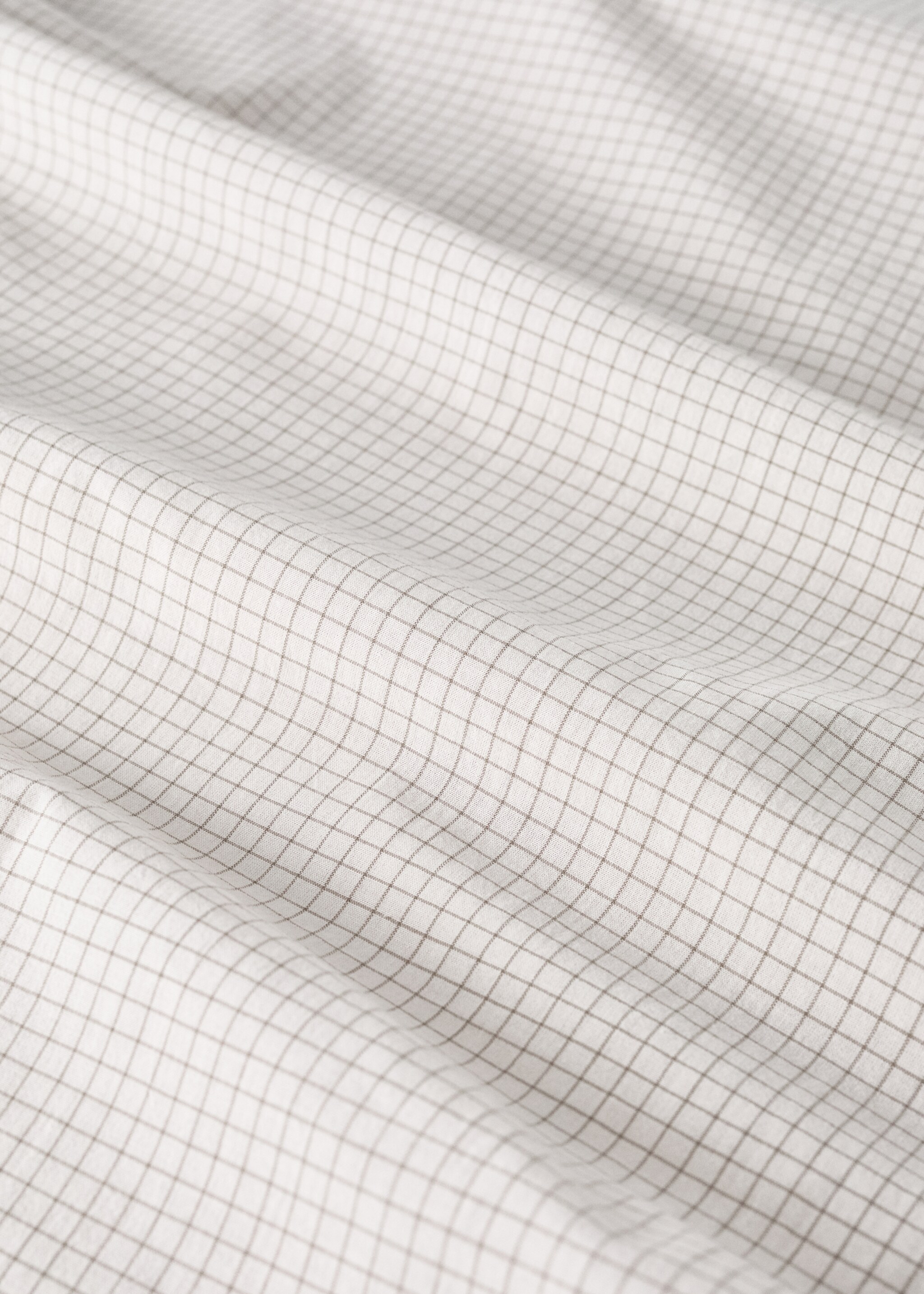 Children's bath towel, cotton with checkered detail - Details of the article 2, Medium Brown. Ref: 17055168-00.