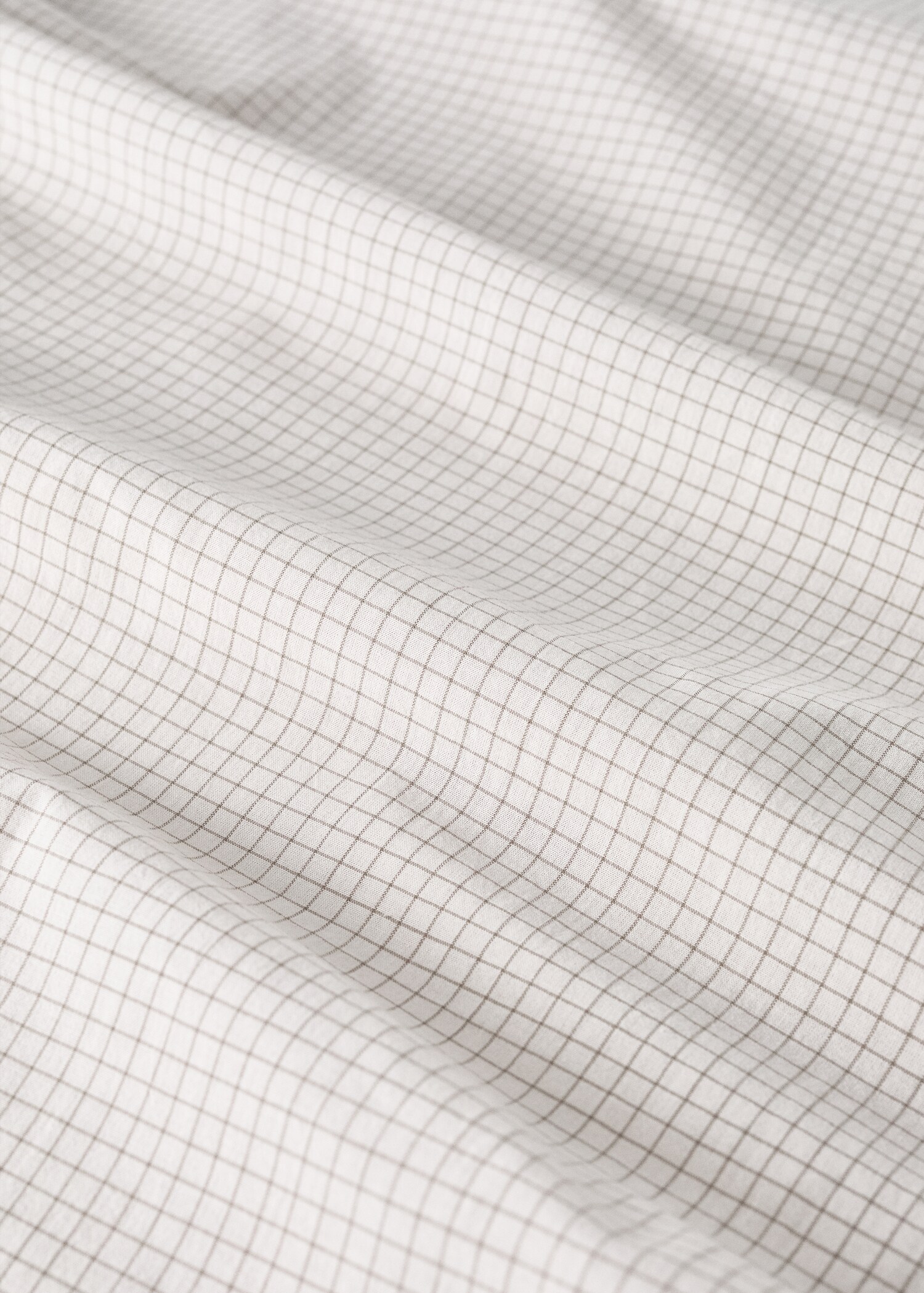 Children's bath cape, cotton with checkered detail - Details of the article 2