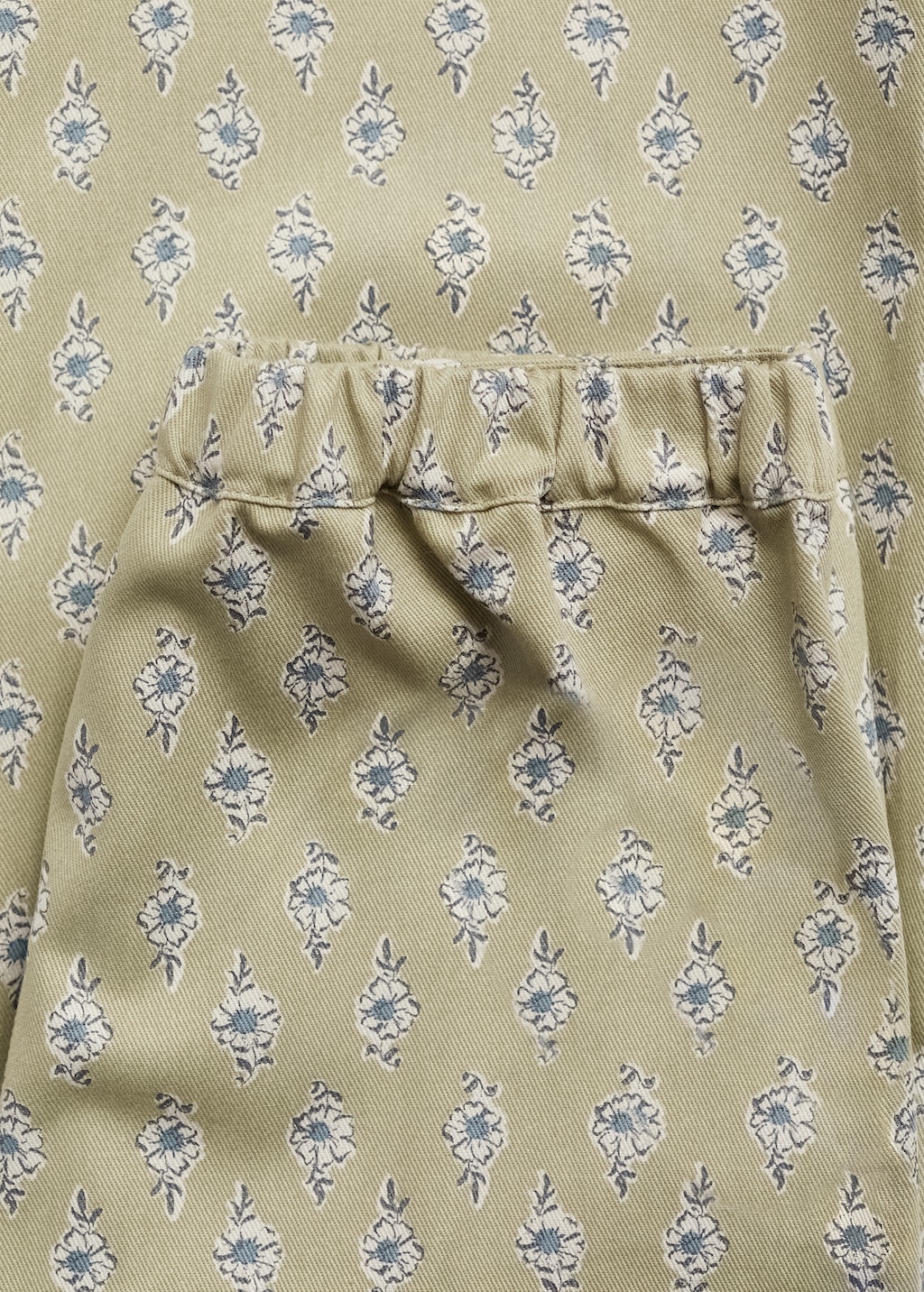 Flower culottes pants