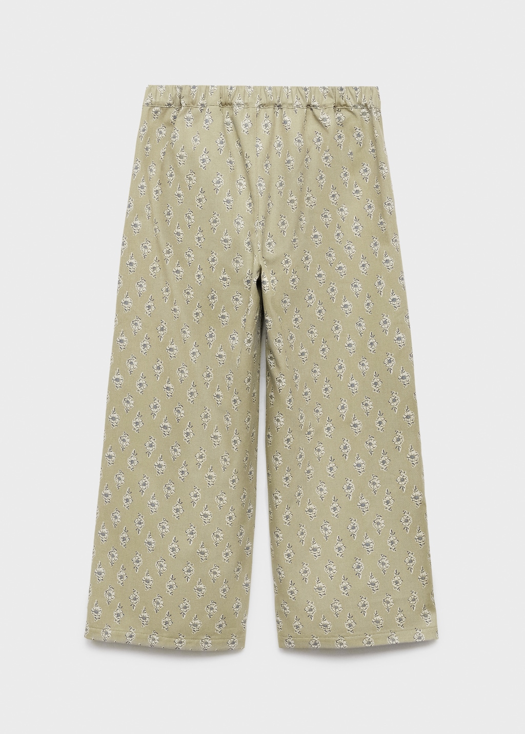 Flower culottes pants