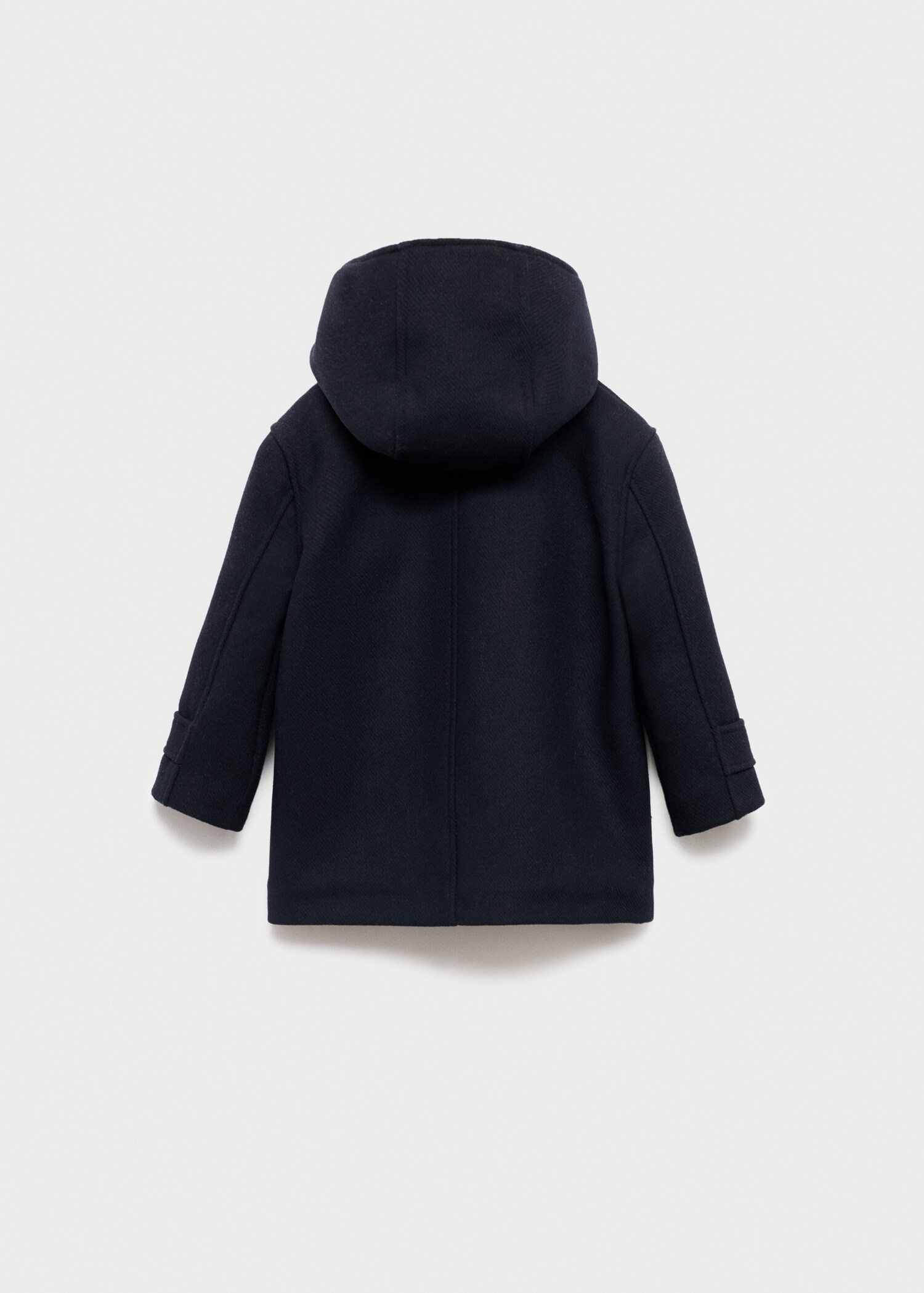 Hood wool-blend duffle coat - Reverse of the article
