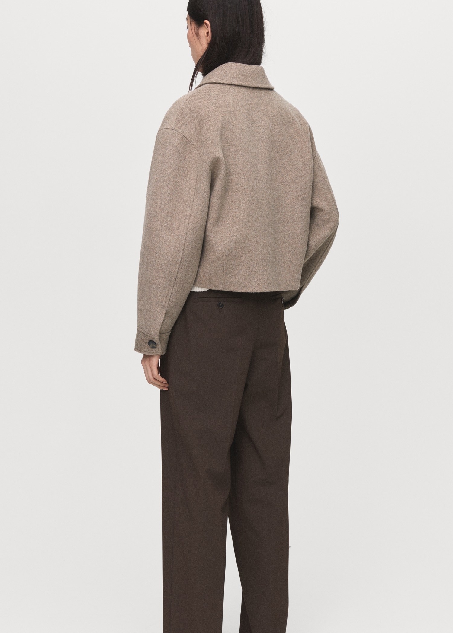 Veste courte laine - Verso de l’article