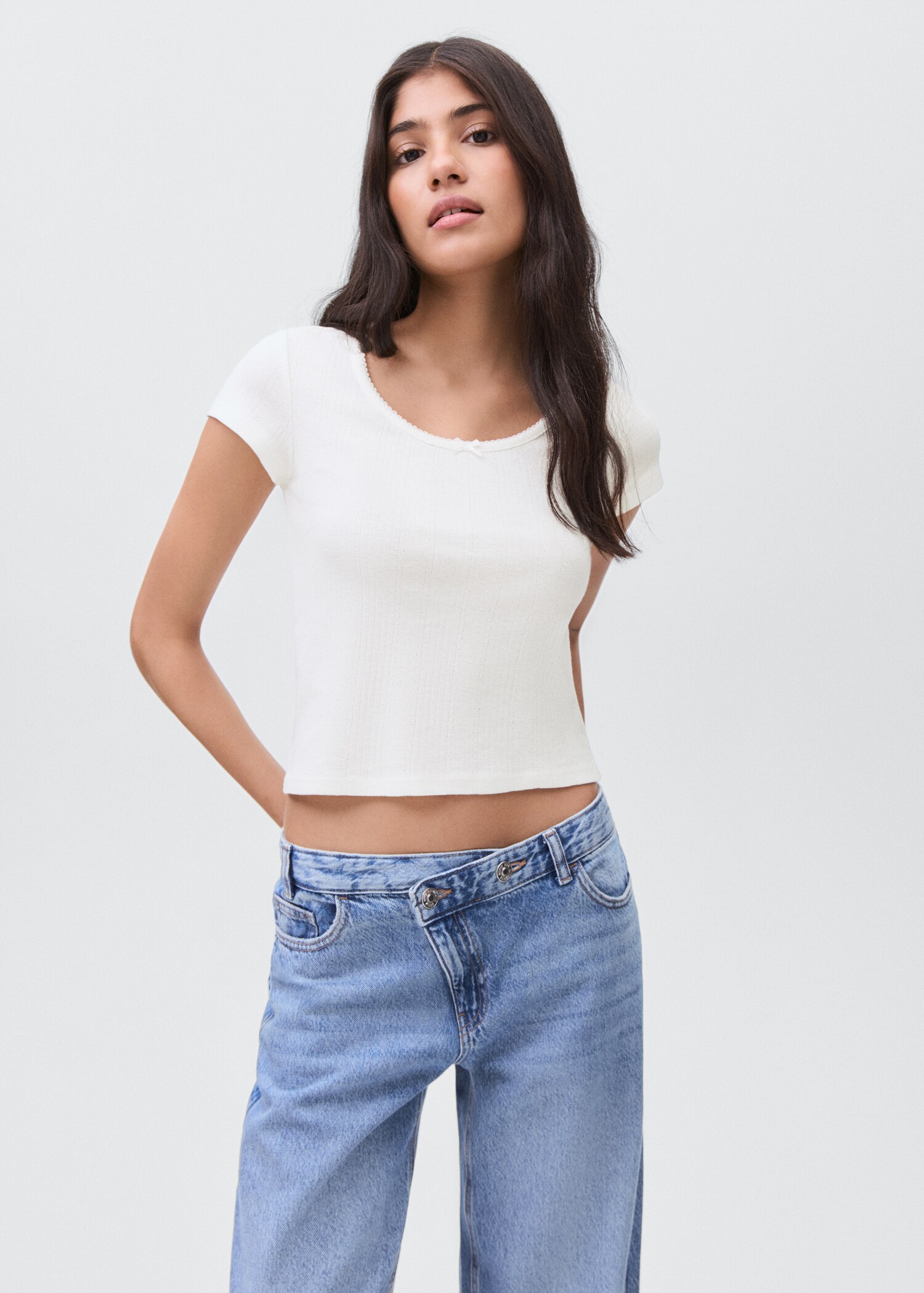 T-shirt with bow - Medium plane