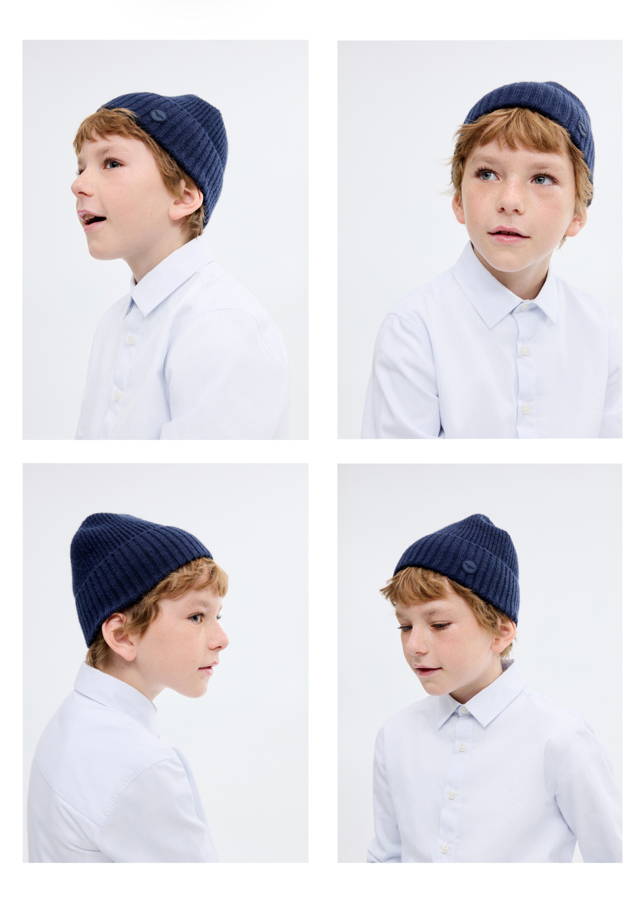 Striped Oxford shirt - Details of the article 2, Sky Blue. Ref: 17055796-00.