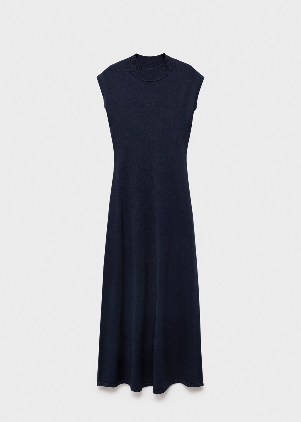 Perkins-neck knitted dress - image 5