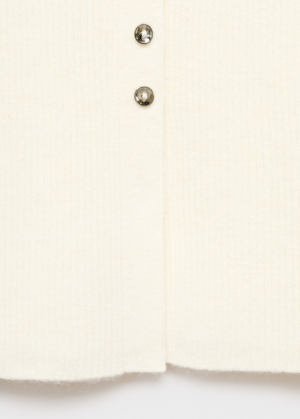 Mango Fine rib knit cardigan