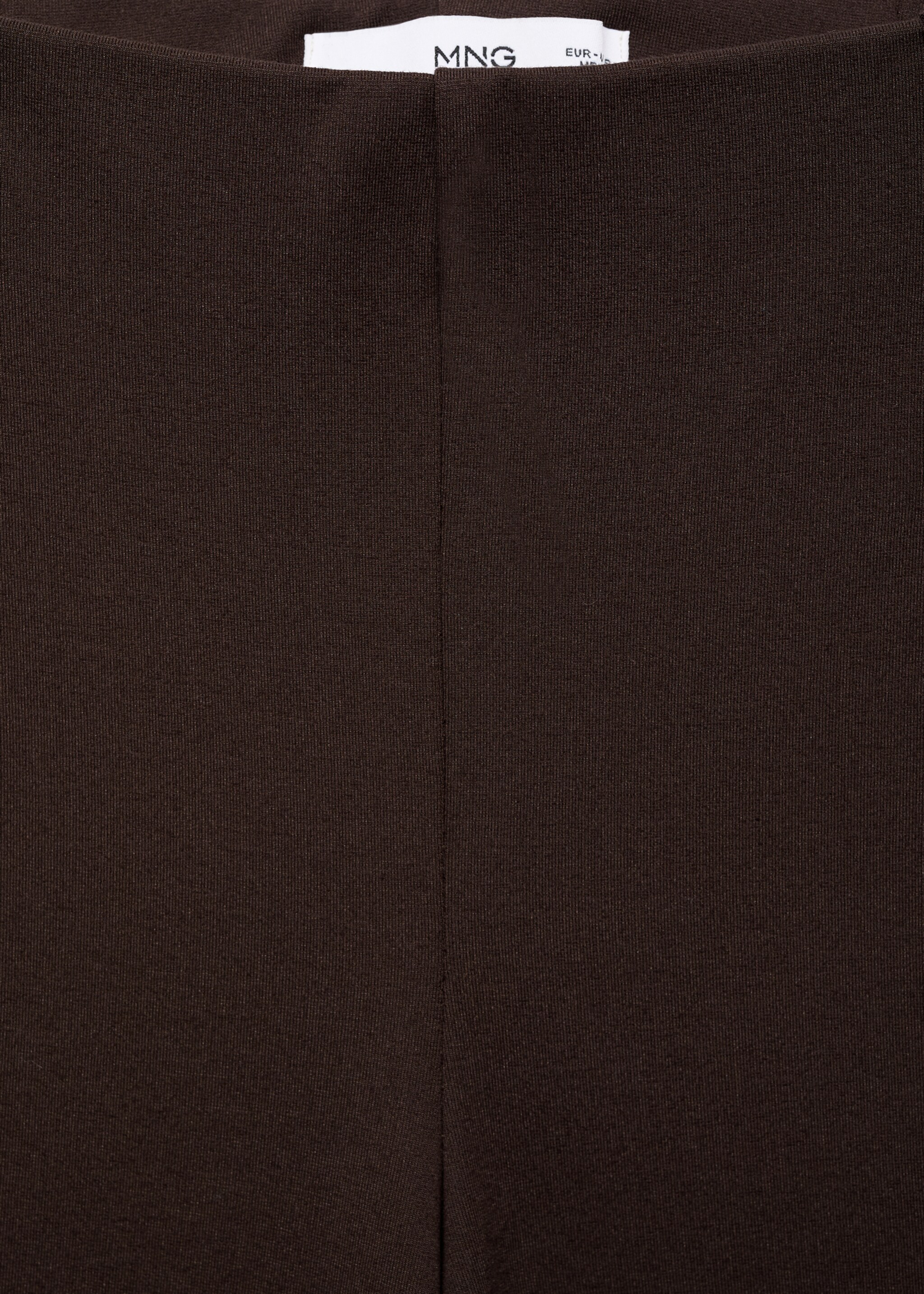 Leggings with seam detail - Details of the article 8, Brown. Ref: 17055806-00.