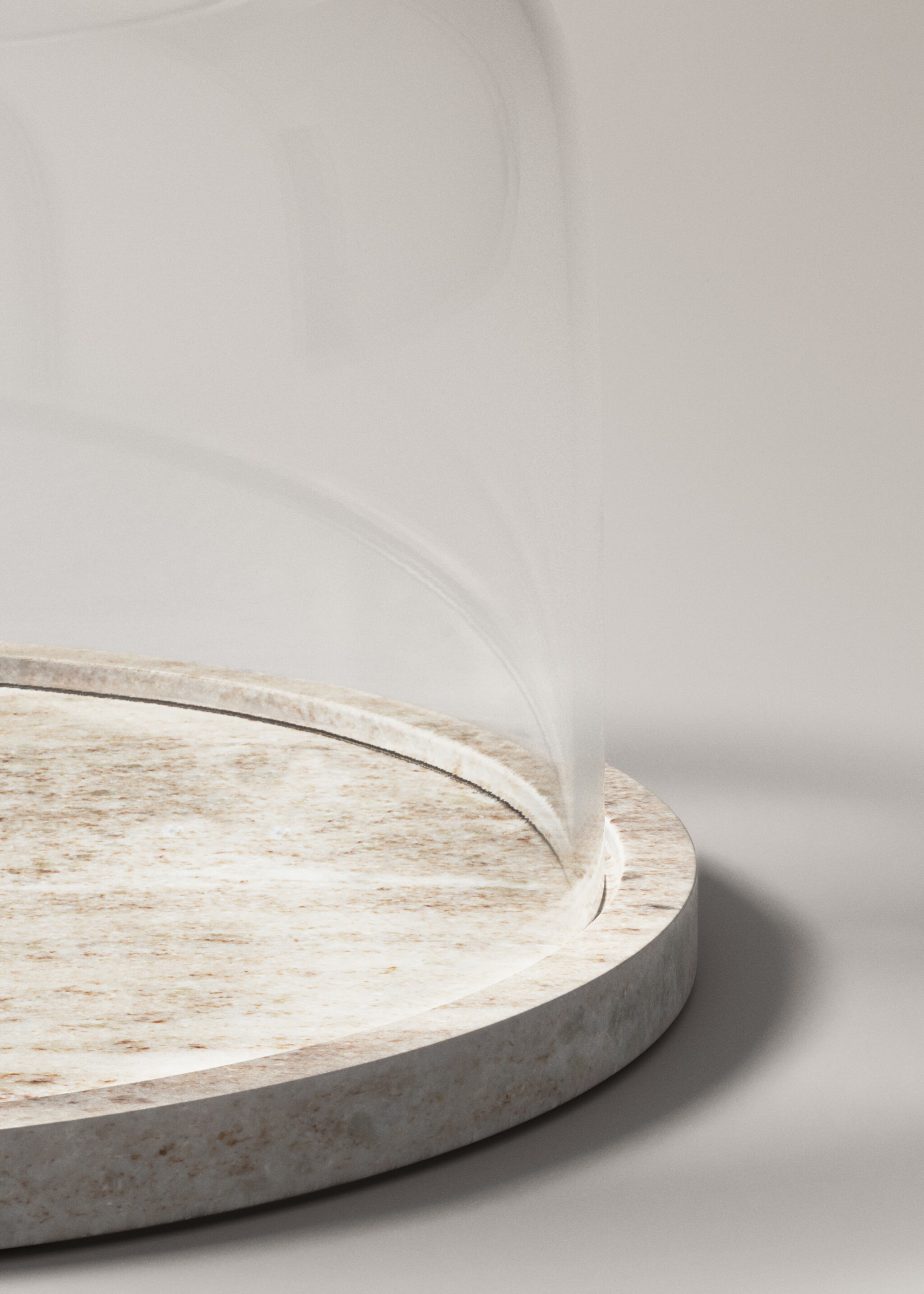 Serving dish marla - Details of the article 1, Ecru. Ref: 17055807-00.