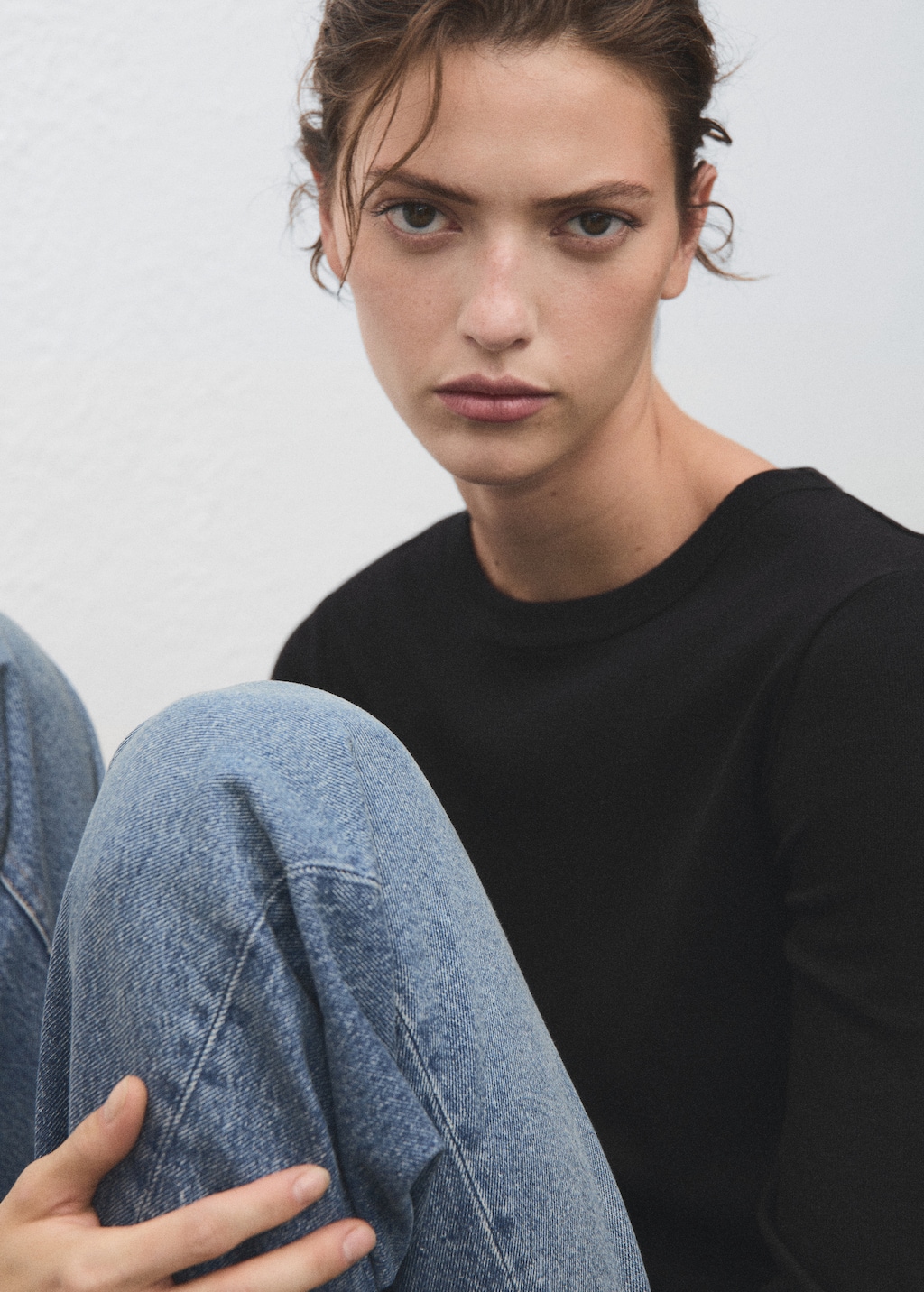 Long sleeve cotton t-shirt