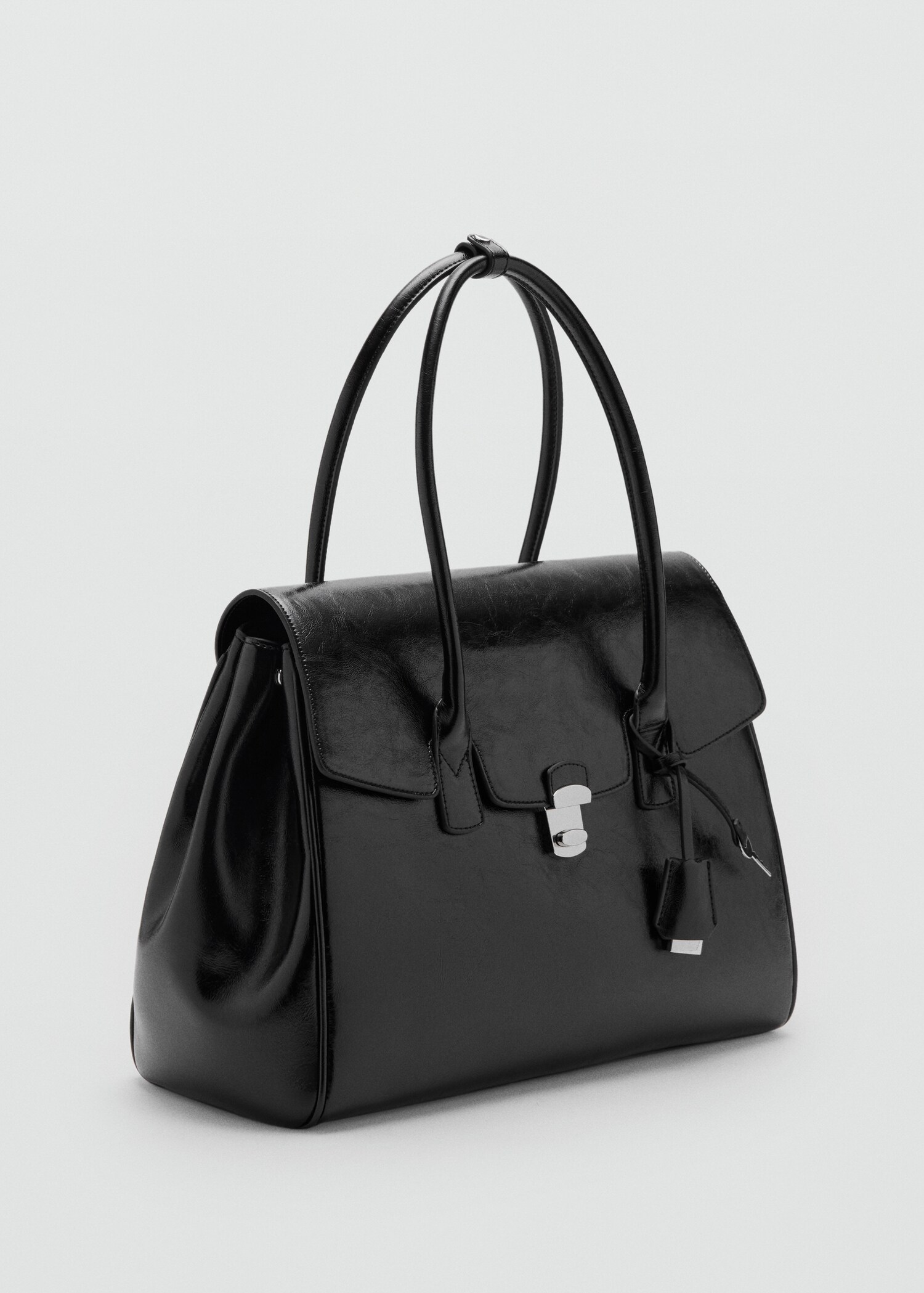 Sac de ville à rabat de taille moyenne - Plan moyen
