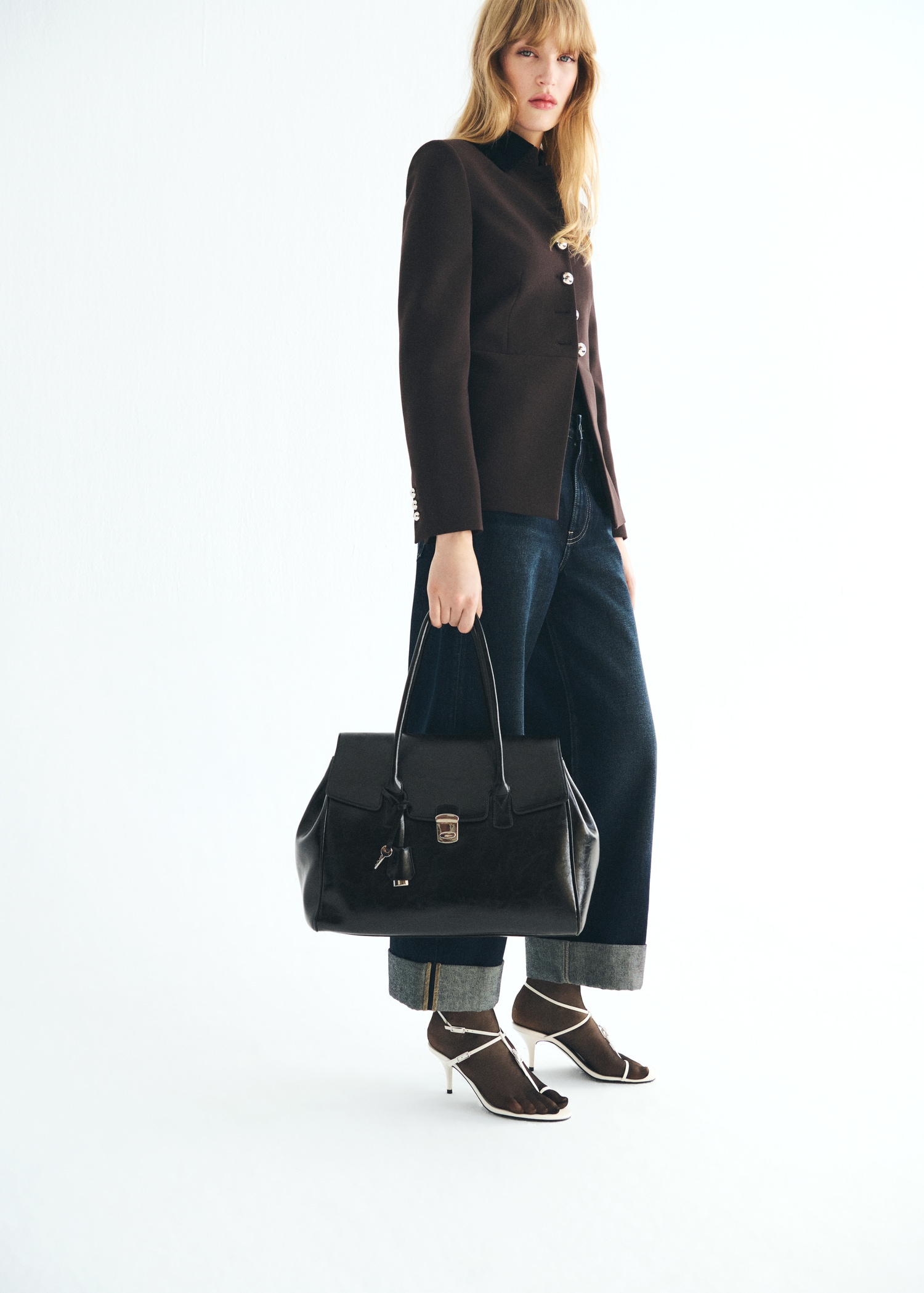 Sac de ville à rabat de taille moyenne - Détail de l'article 9