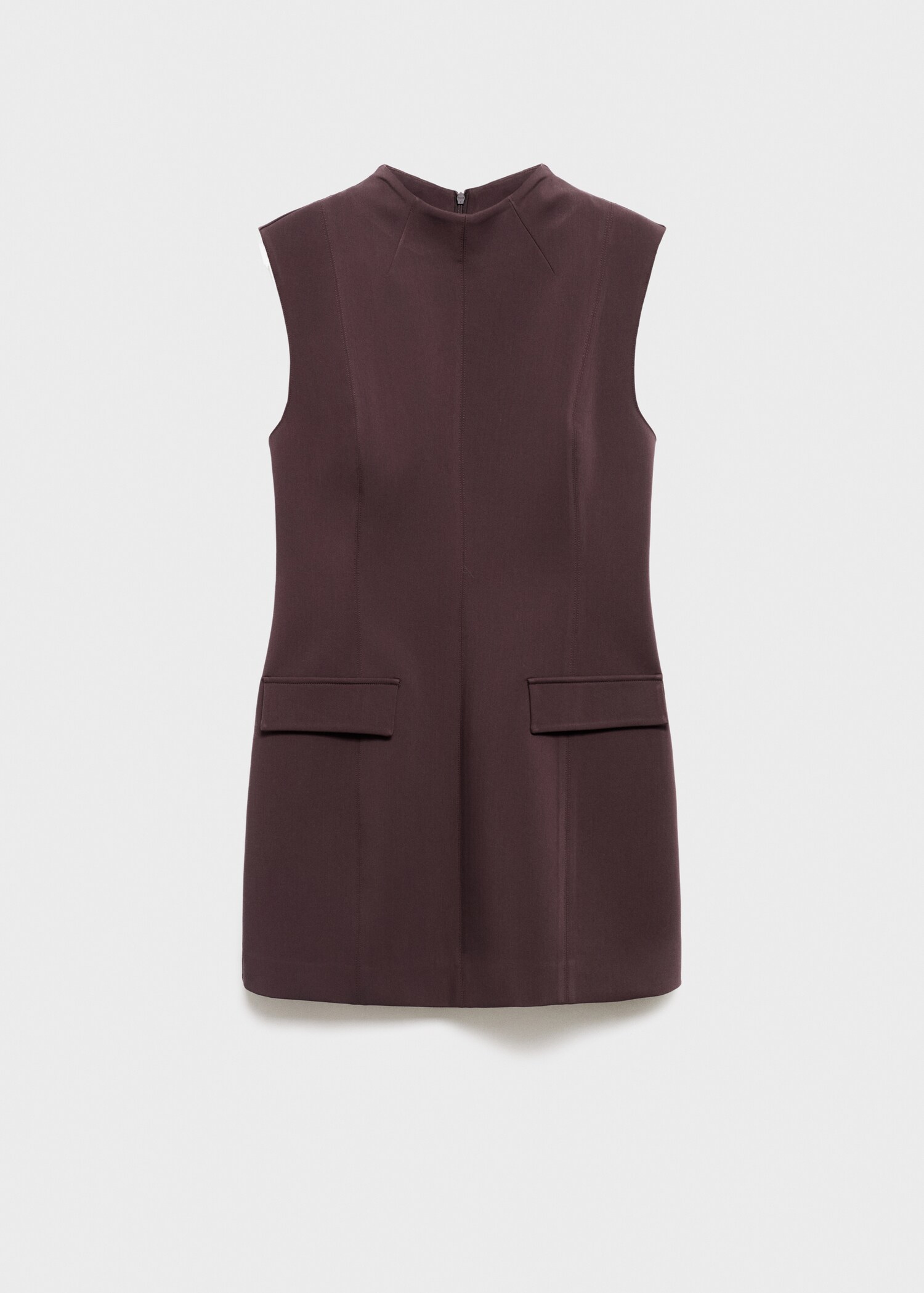 Short dress with flap pockets - Article without model