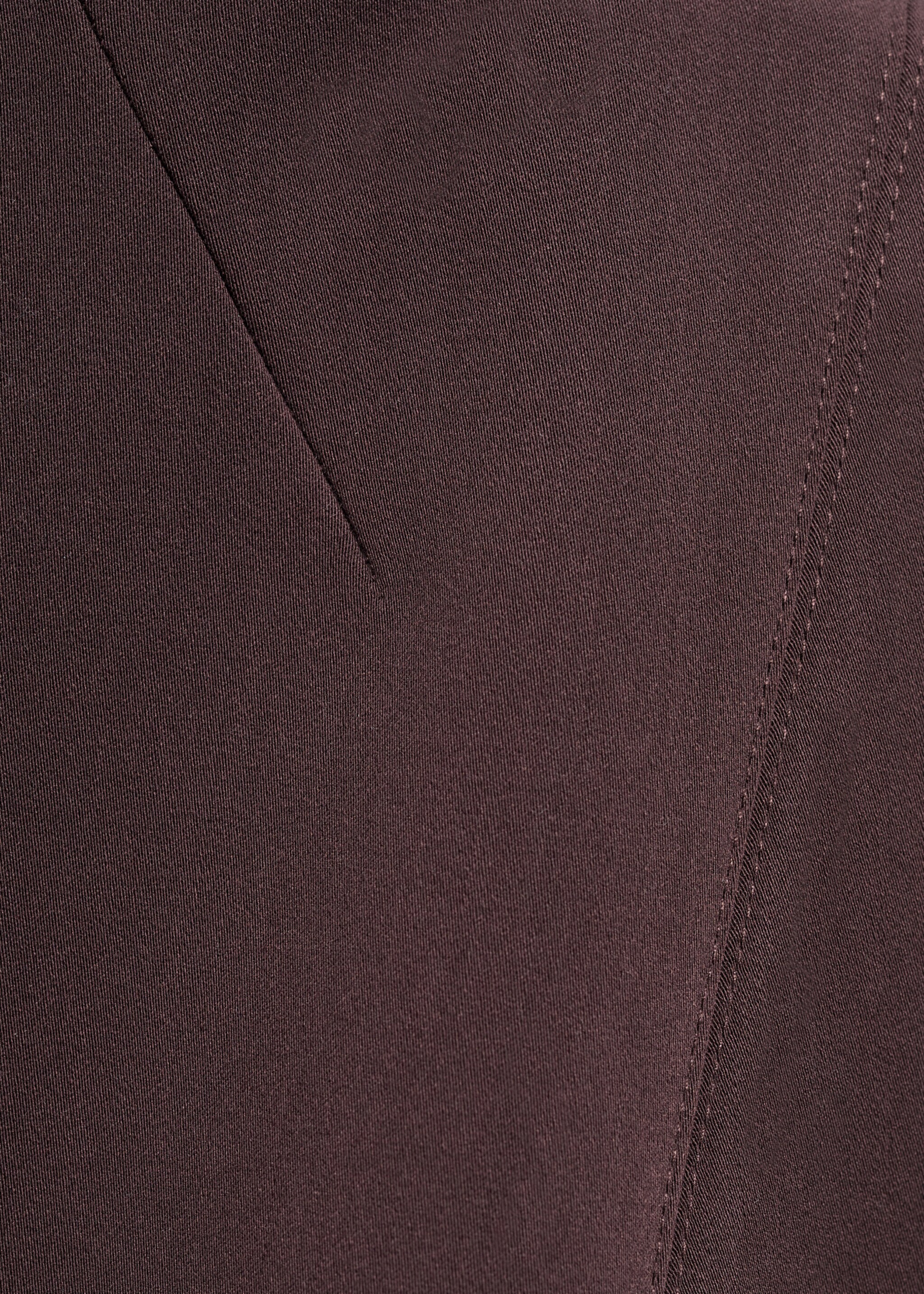 Short dress with flap pockets - Details of the article 8, Brown. Ref: 17055820-00.