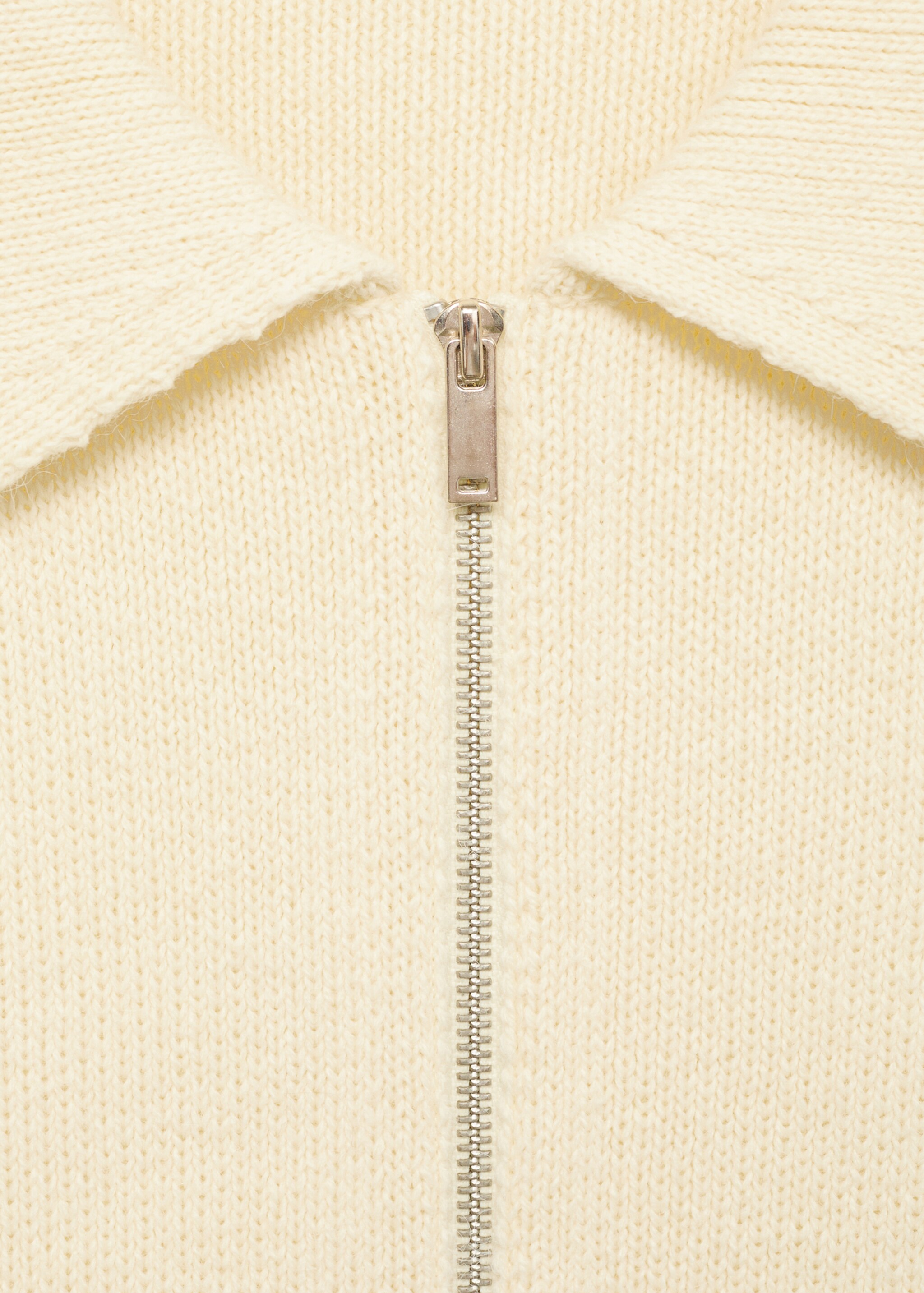 Cardigan ceinture col chemisier - Détail de l'article 8, Écru. Ref: 17055824-00.