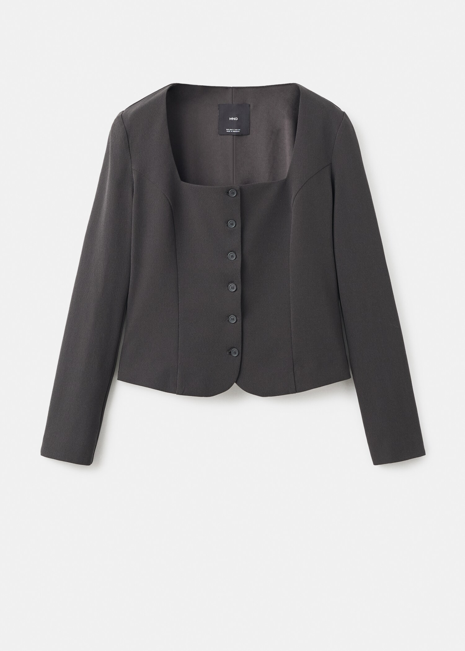 Crop fitted suit blazer - Article without model