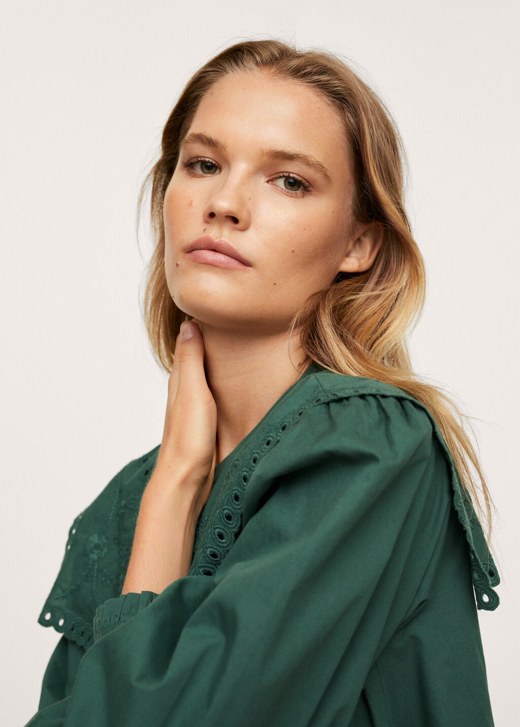 Robe col claudine mango shop