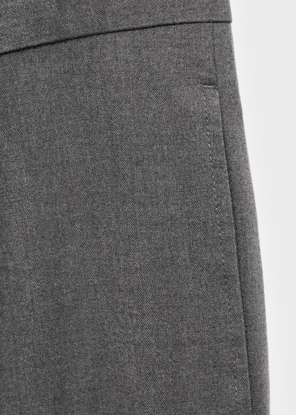 Regular-fit pleated flannel pants