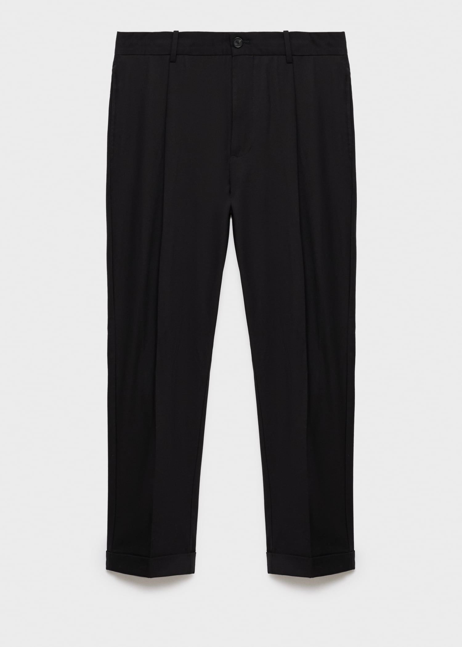 Regular-fit pleated trousers - Article without model