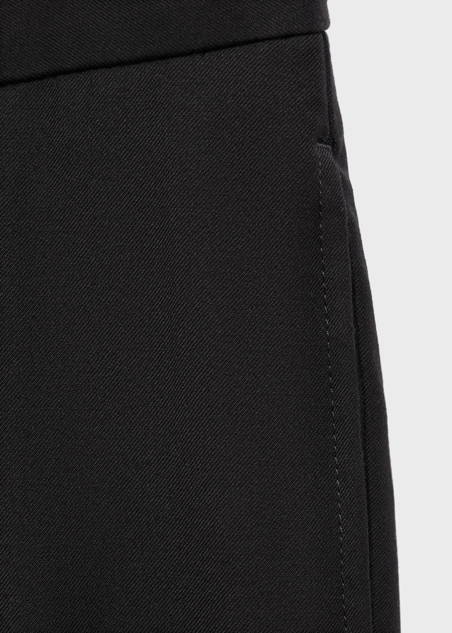 Regular-fit pleated trousers - Details of the article 0