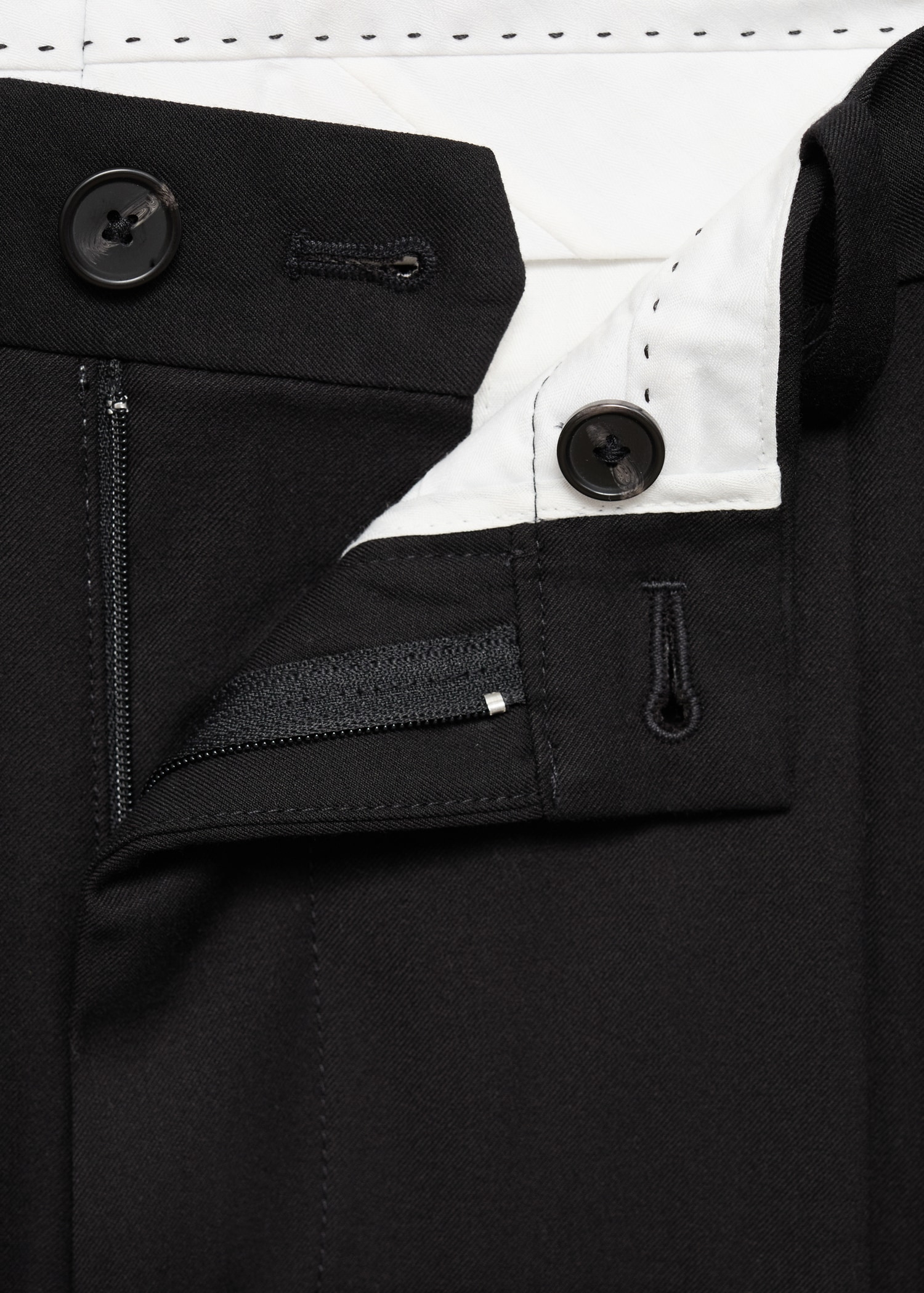 Regular-fit pleated trousers - Details of the article 8