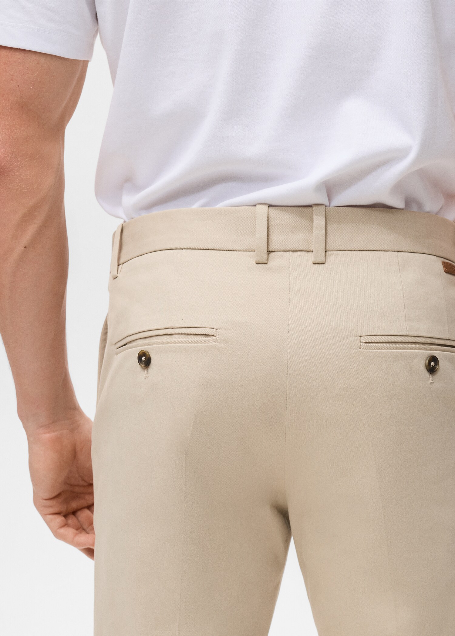 Regular-fit cotton trousers - Details of the article 6