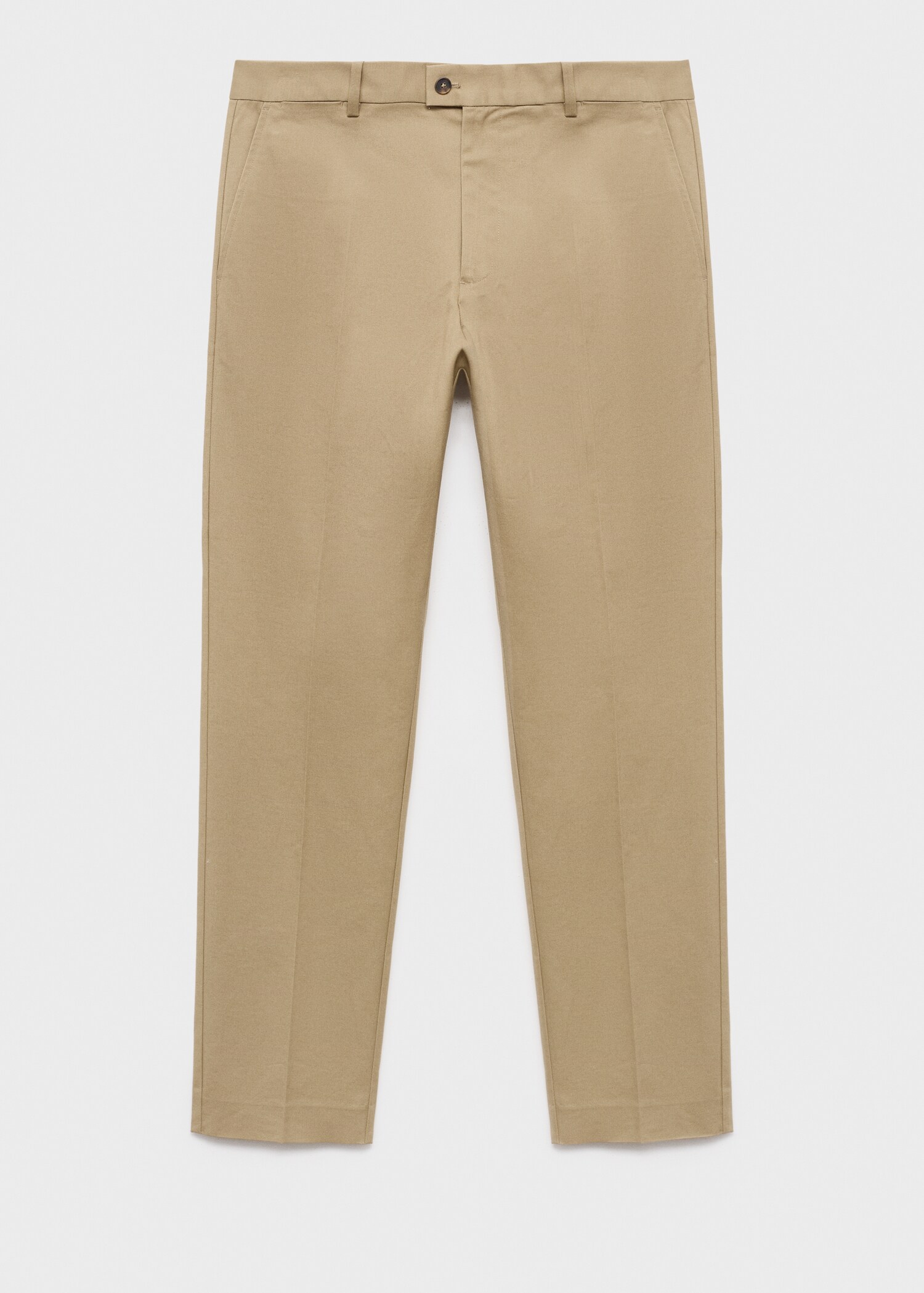 Regular-fit cotton trousers - Article without model