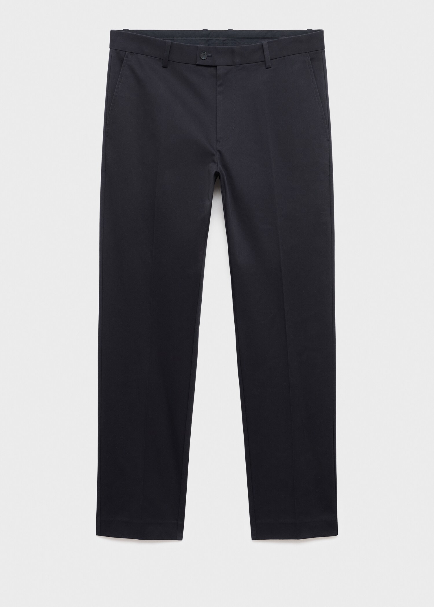 Regular-fit cotton trousers - Article without model