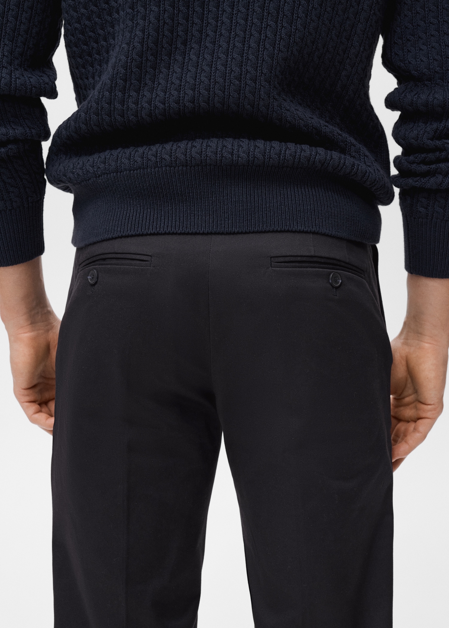 Regular-fit cotton trousers - Details of the article 6
